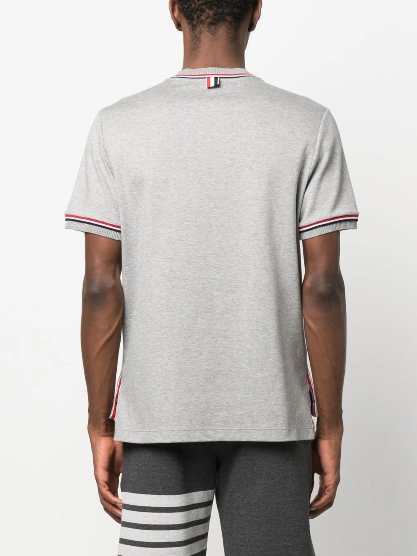 logo-patch crew neck t-shirt