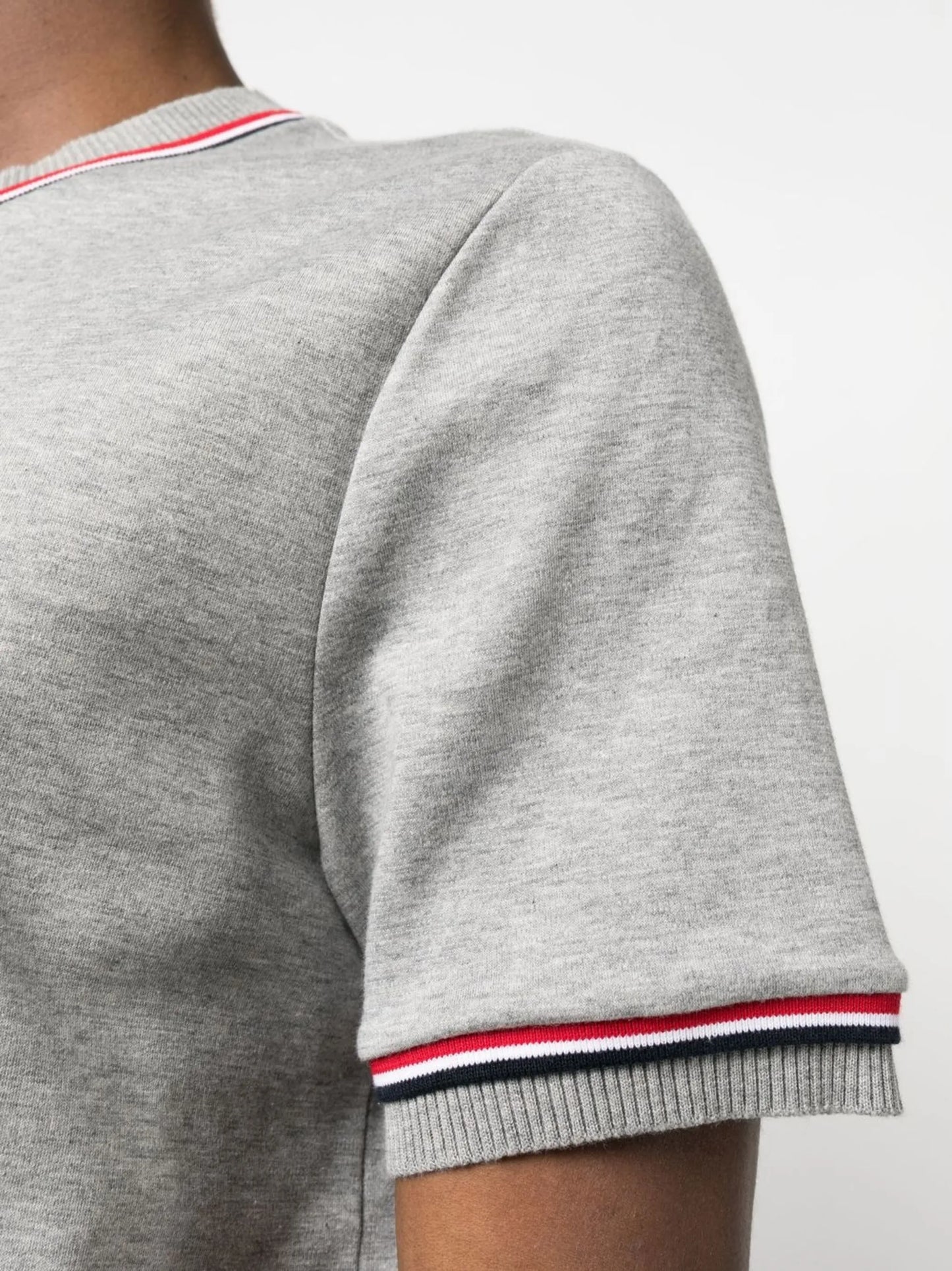 logo-patch crew neck t-shirt