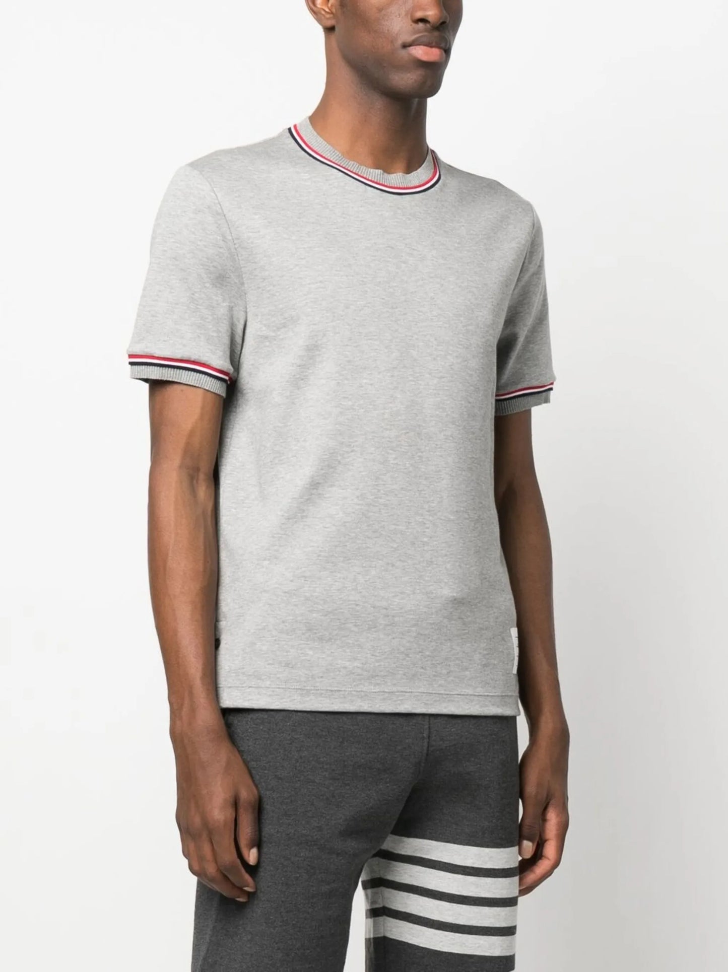 logo-patch crew neck t-shirt