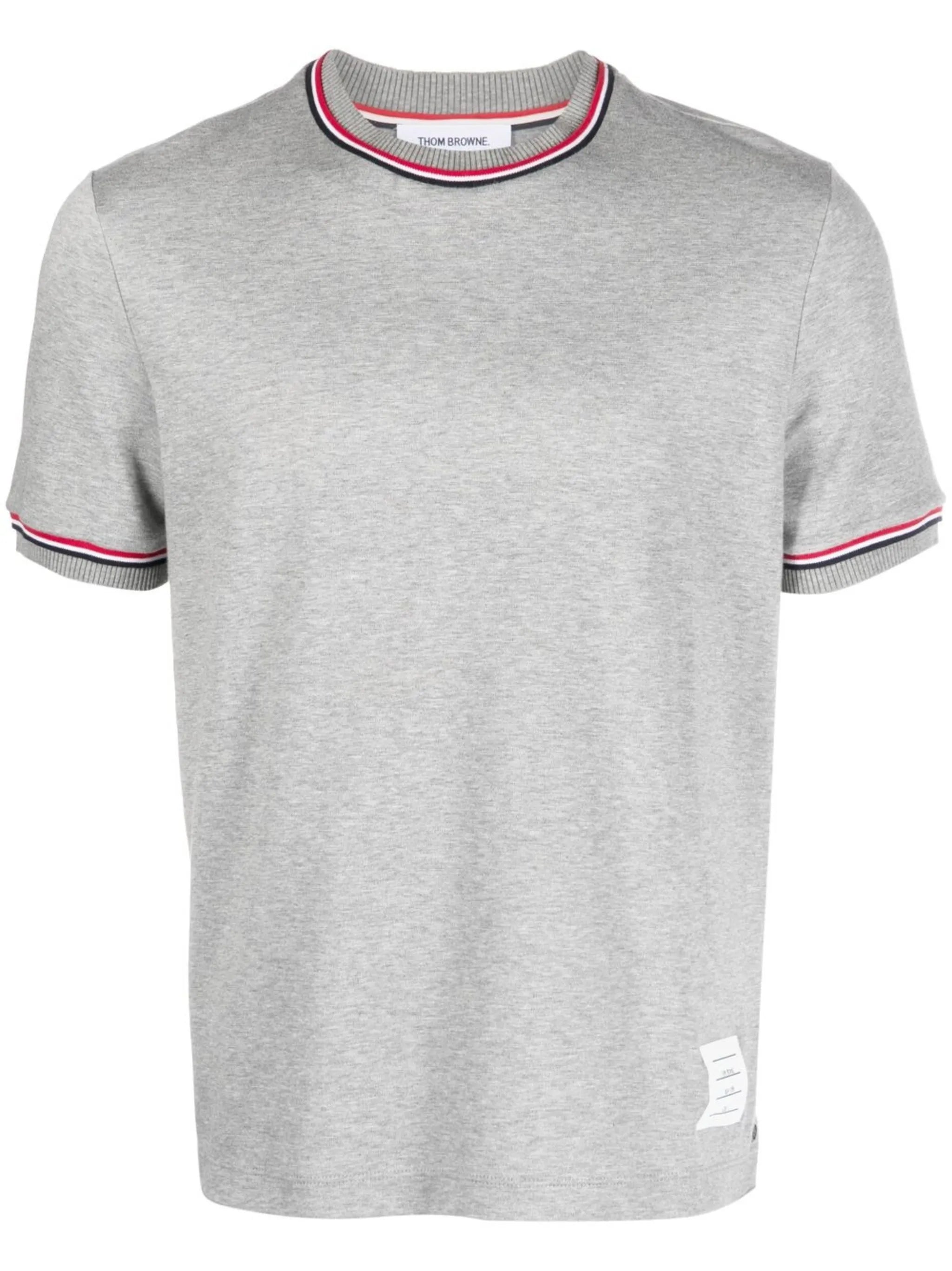 logo-patch crew neck t-shirt