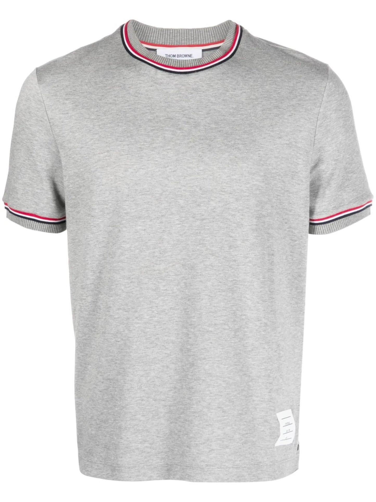 logo-patch crew neck t-shirt
