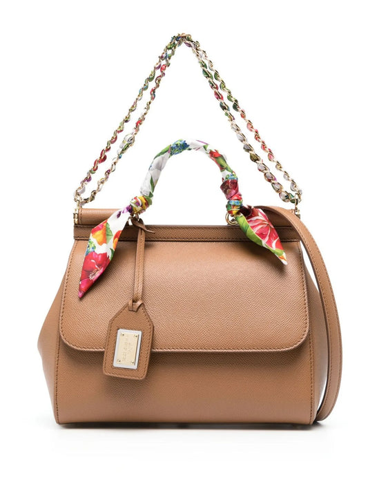 small Sicily leather tote bag