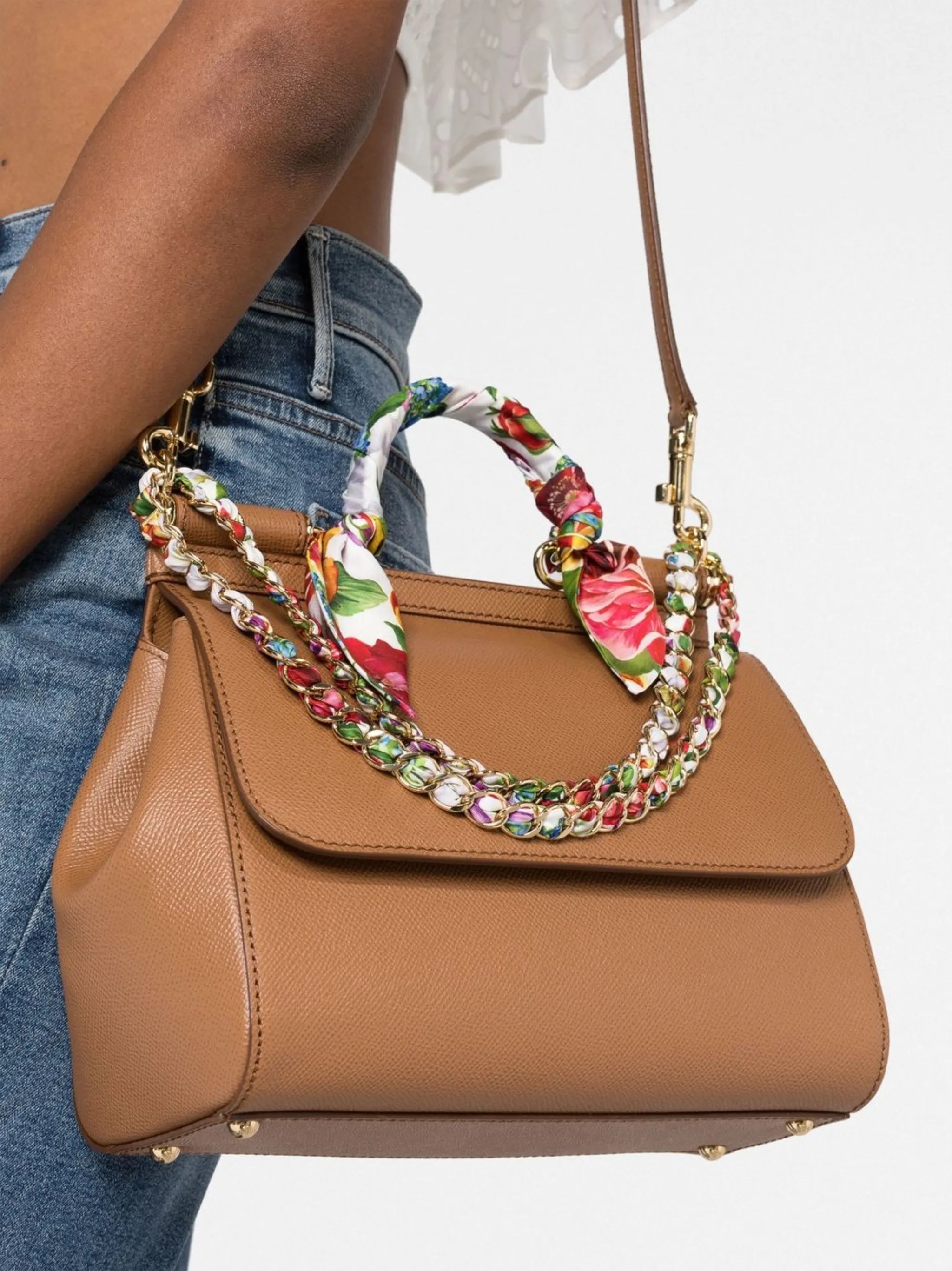 small Sicily leather tote bag