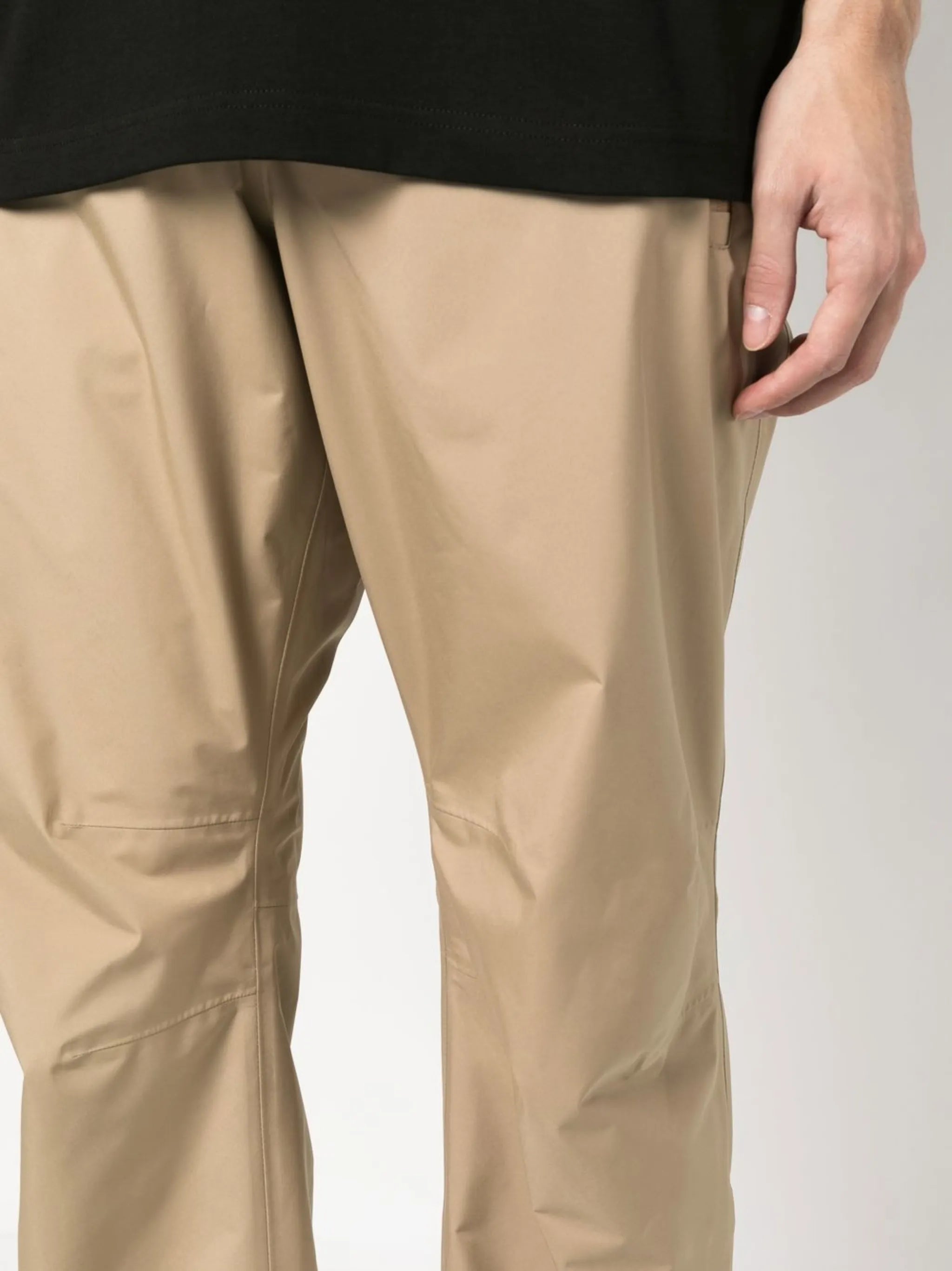 elasticated-ankles ski trousers