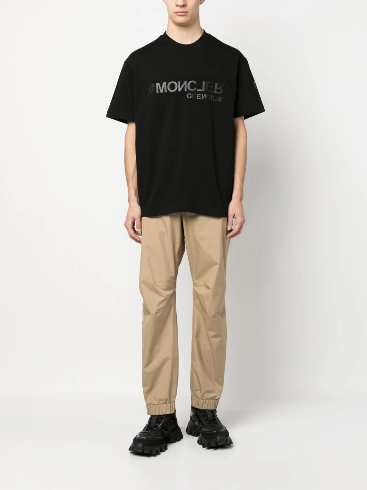 elasticated-ankles ski trousers
