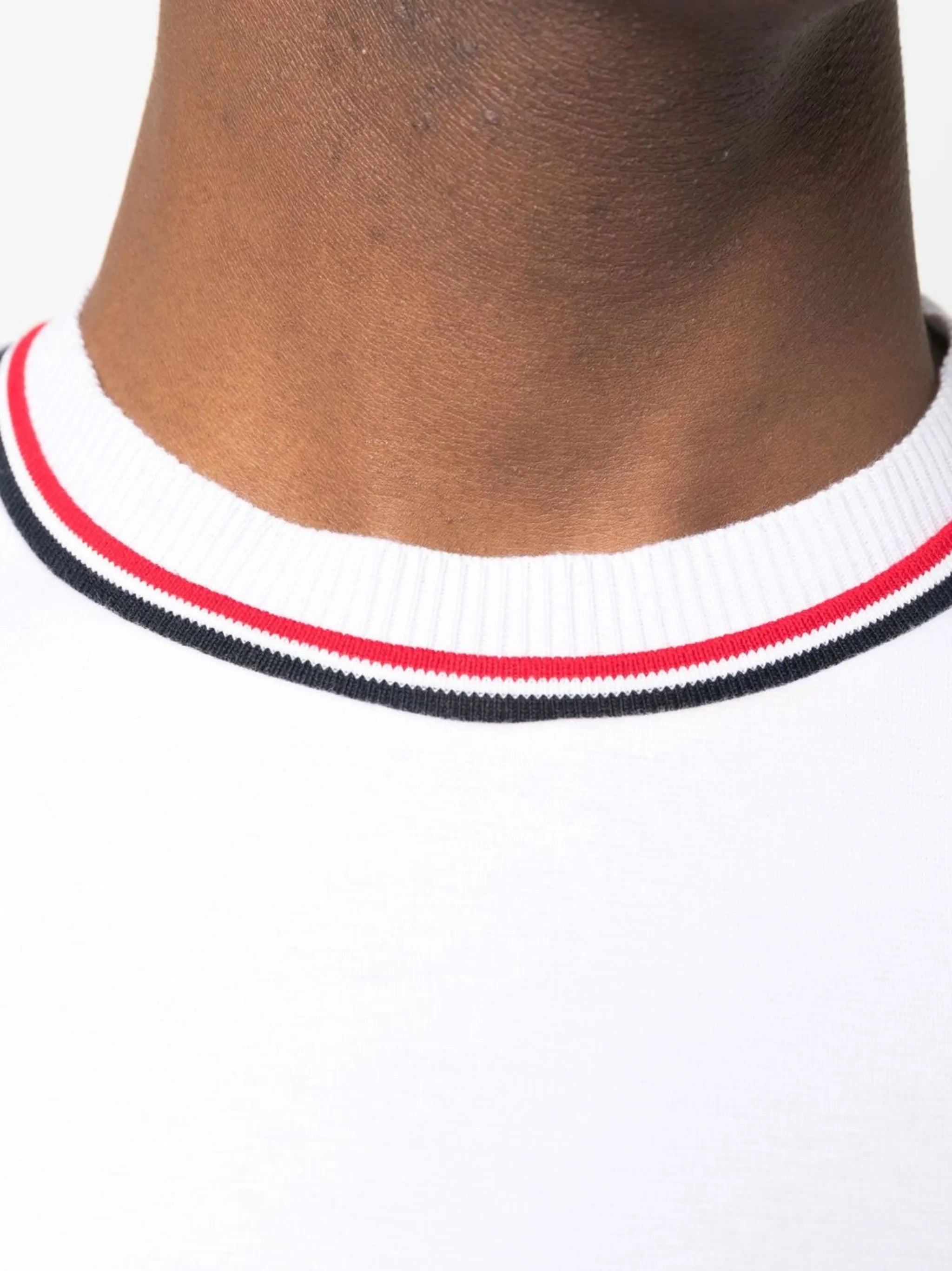 logo-patch crew neck t-shirt