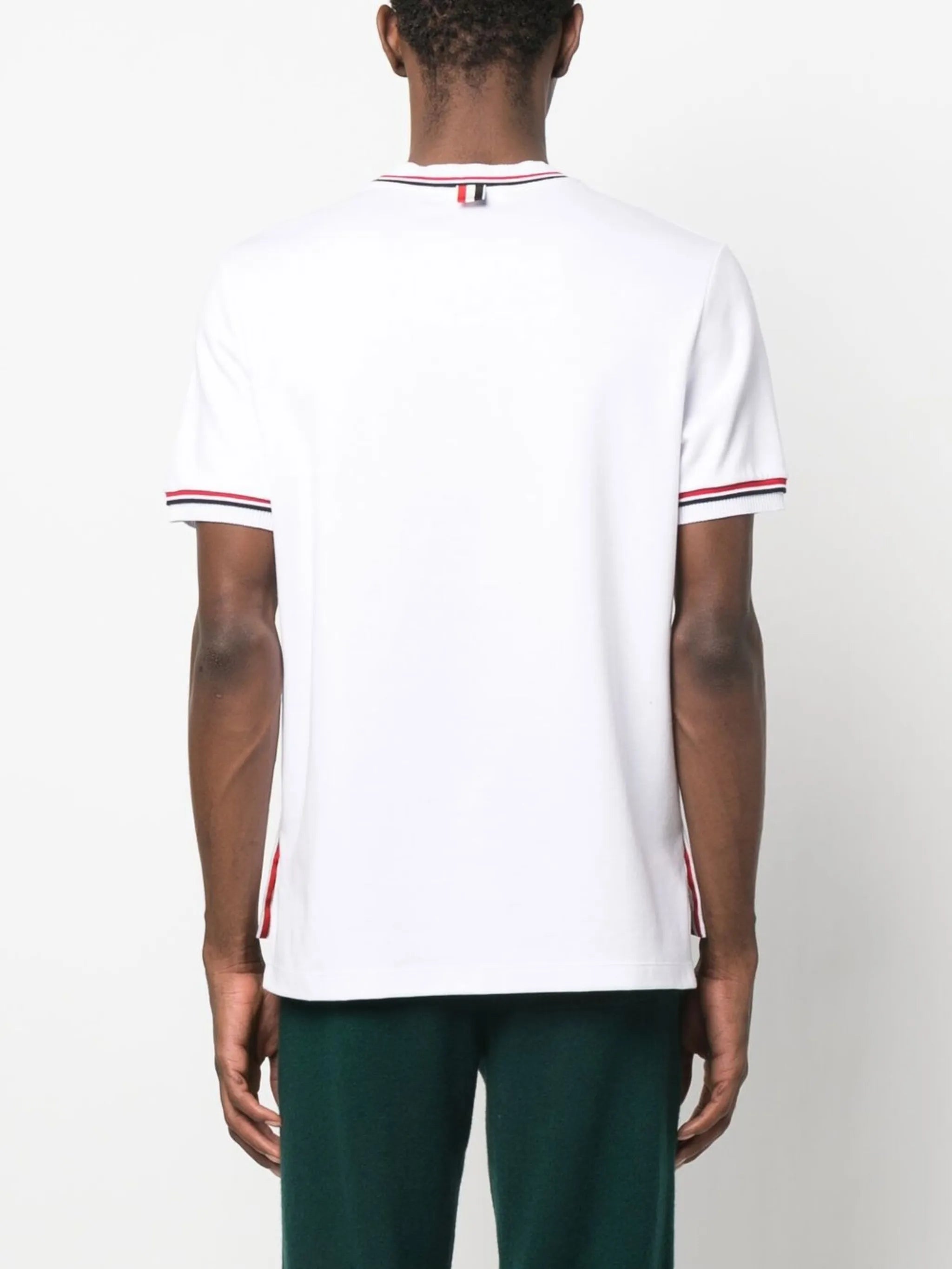 logo-patch crew neck t-shirt