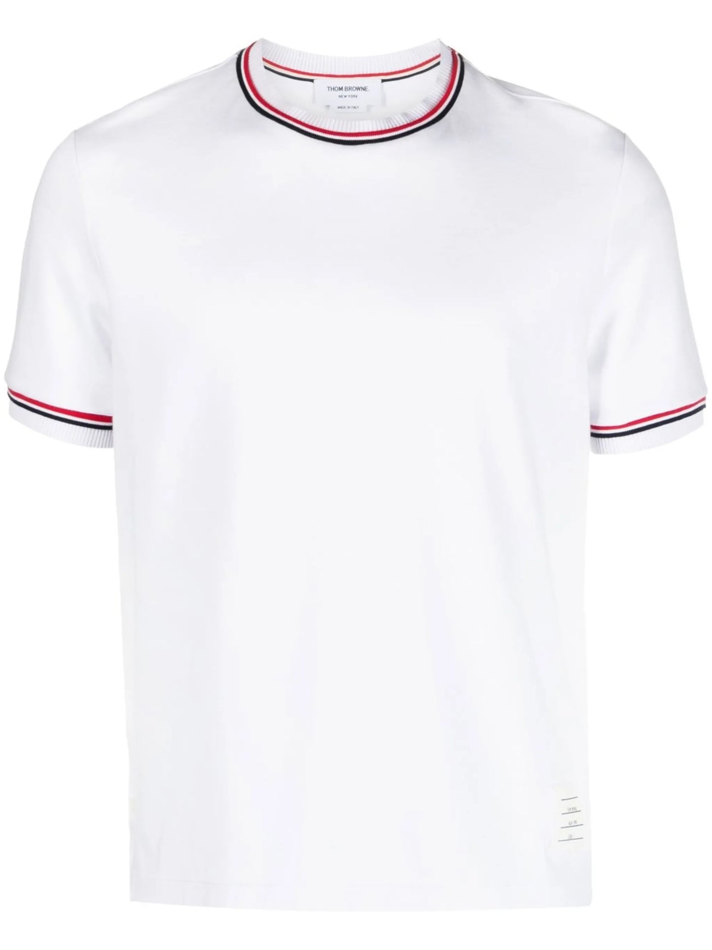 logo-patch crew neck t-shirt