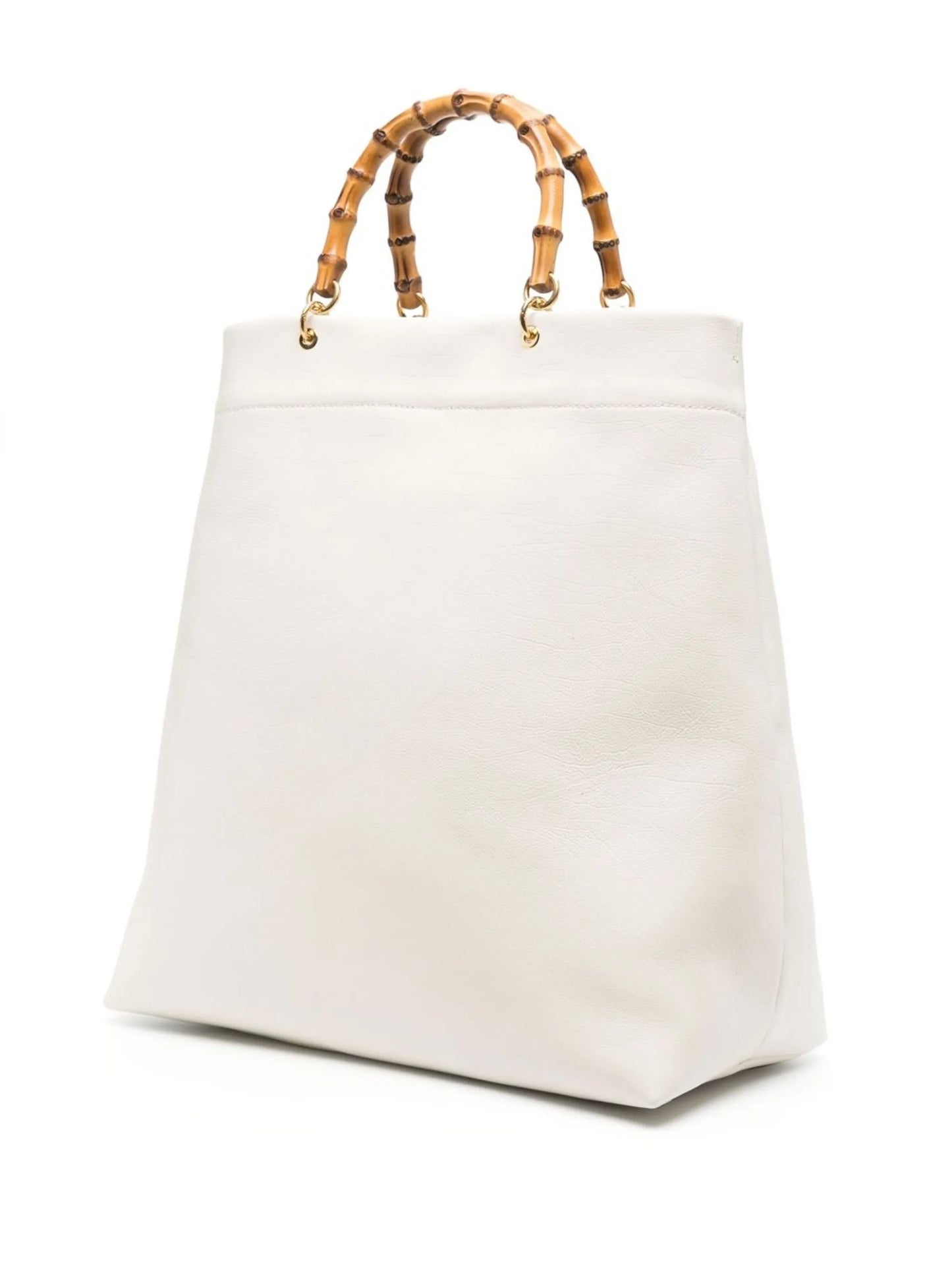 bamboo-handle tote bag