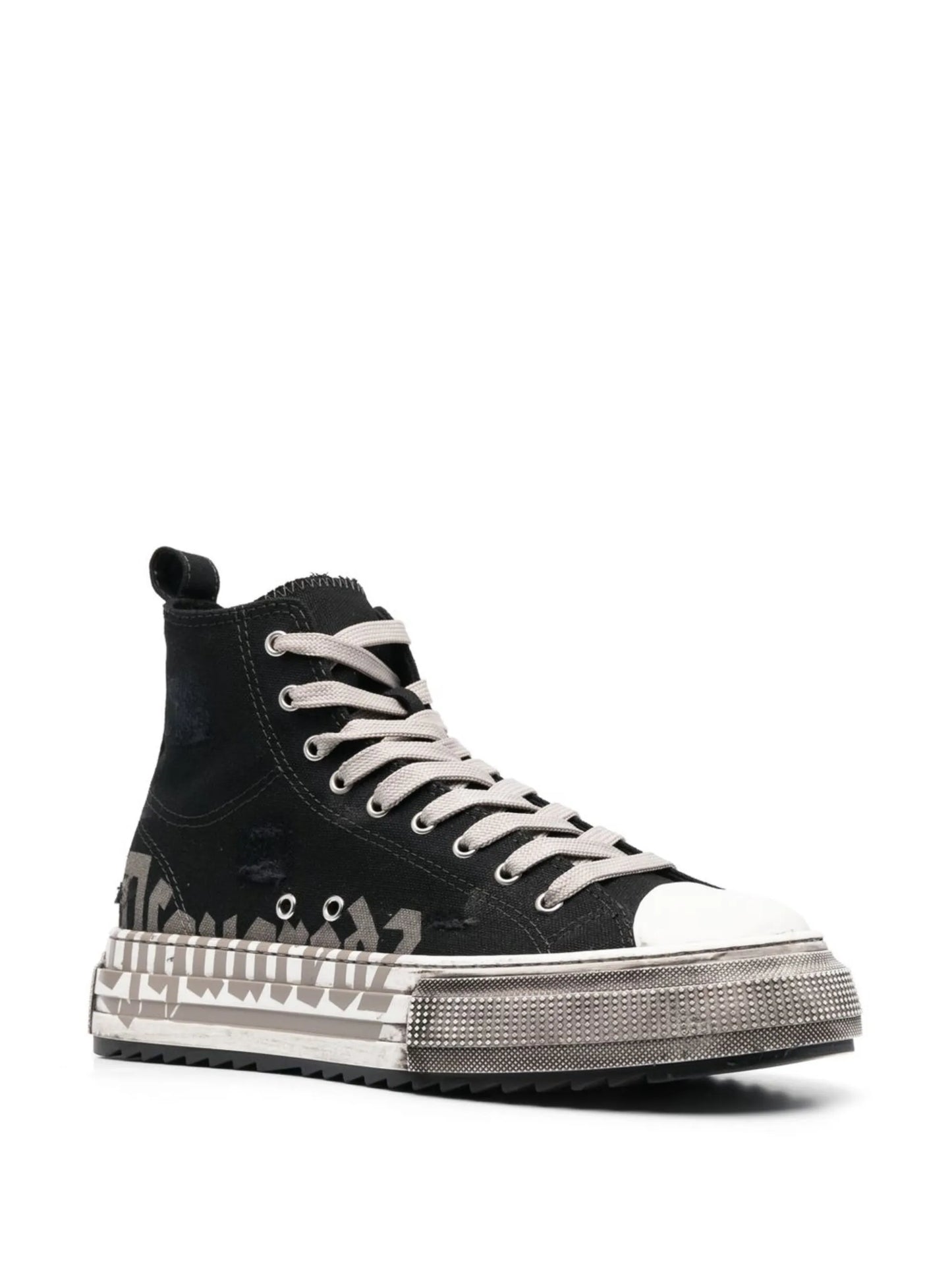 high-top flatform sneakers
