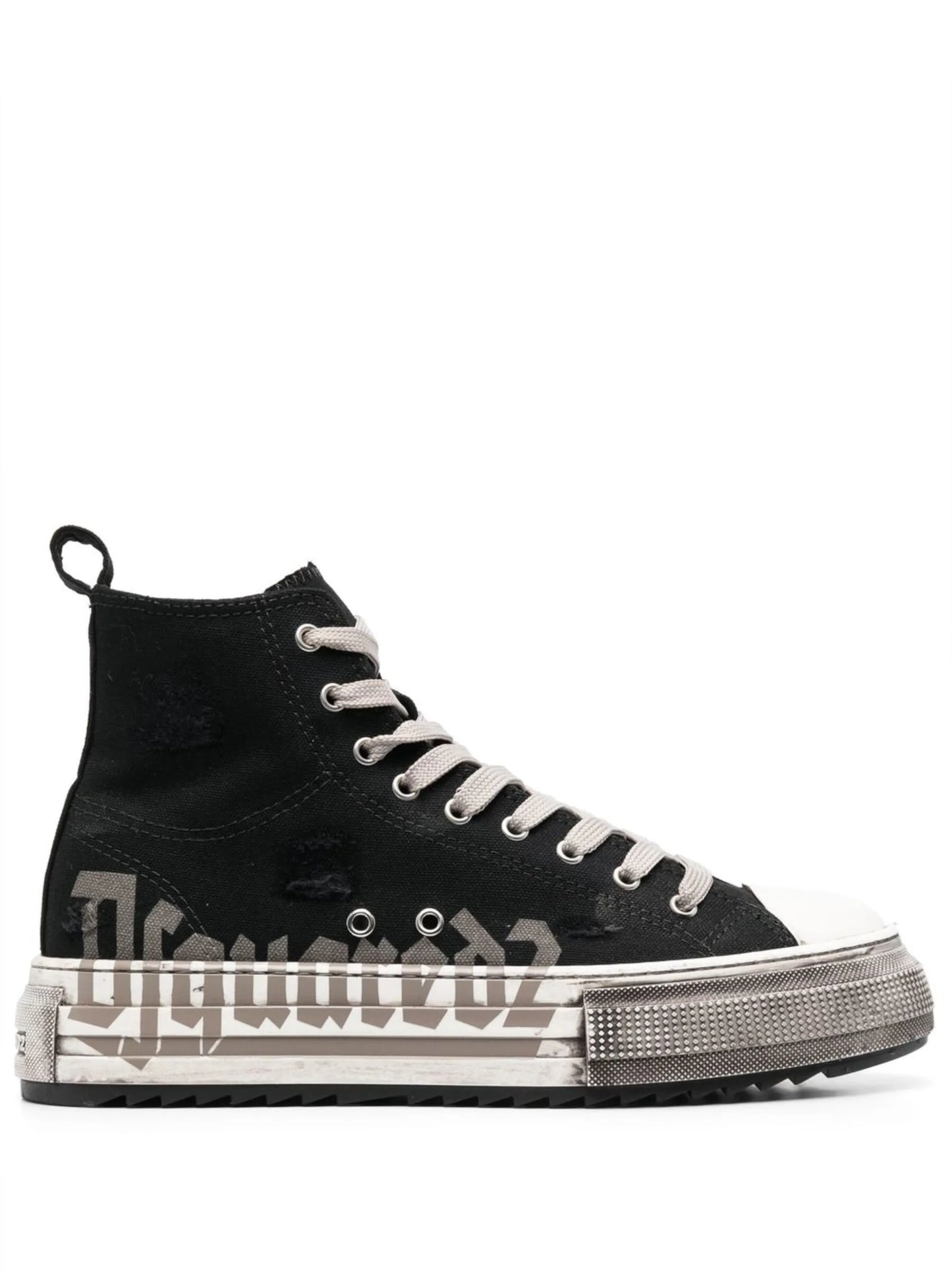 high-top flatform sneakers