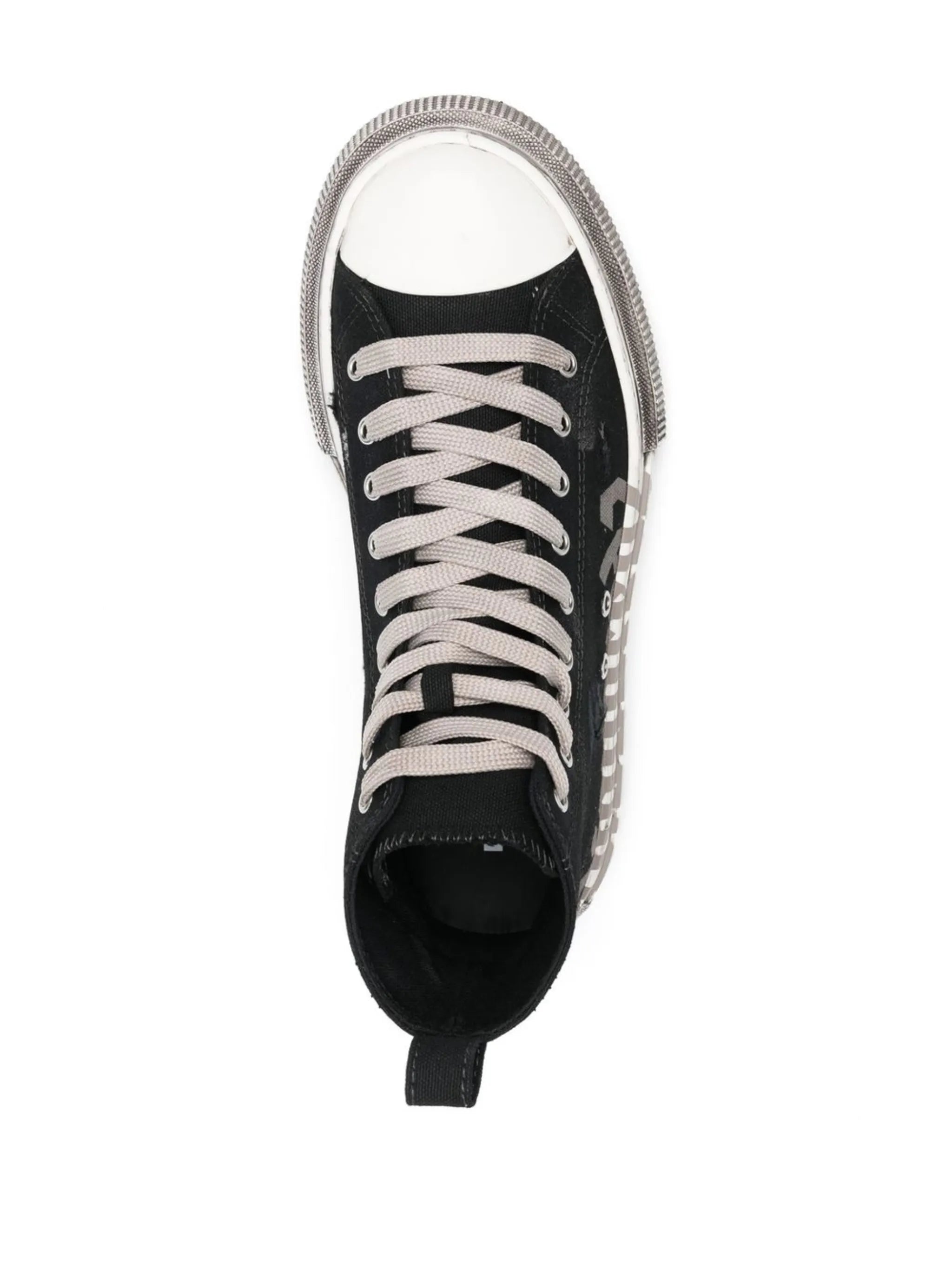 high-top flatform sneakers
