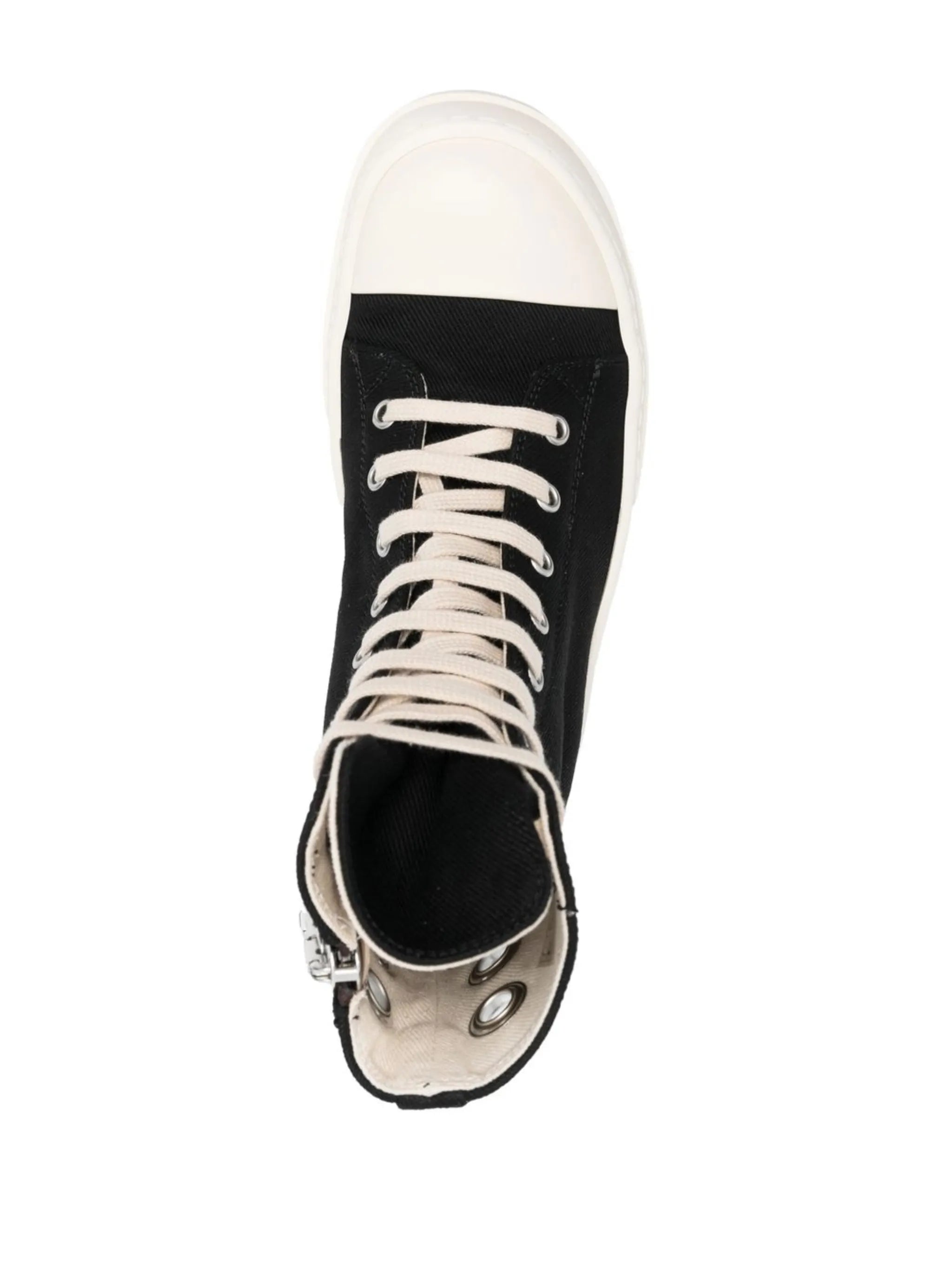 lace-up round-toe sneakers