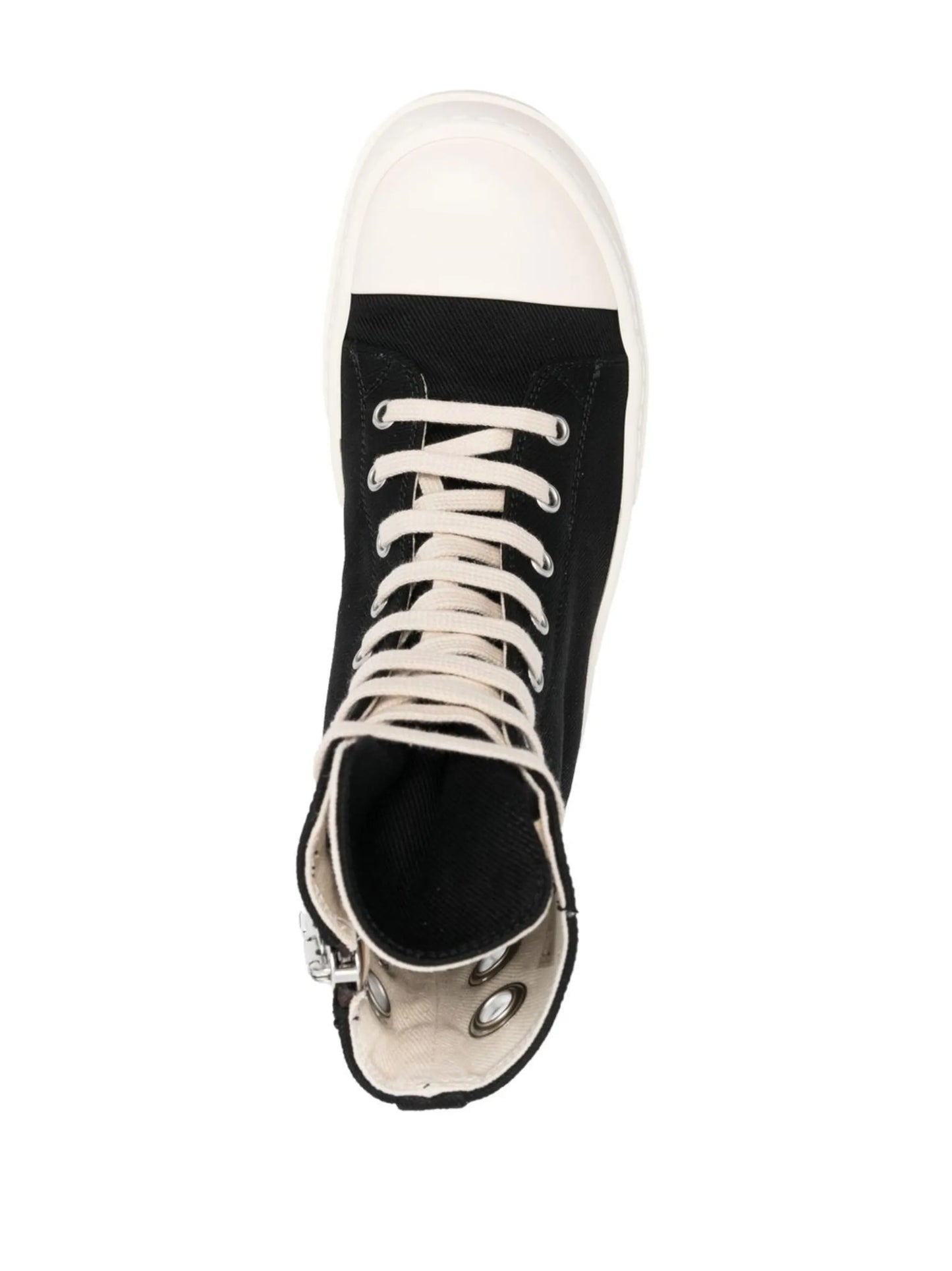 lace-up round-toe sneakers
