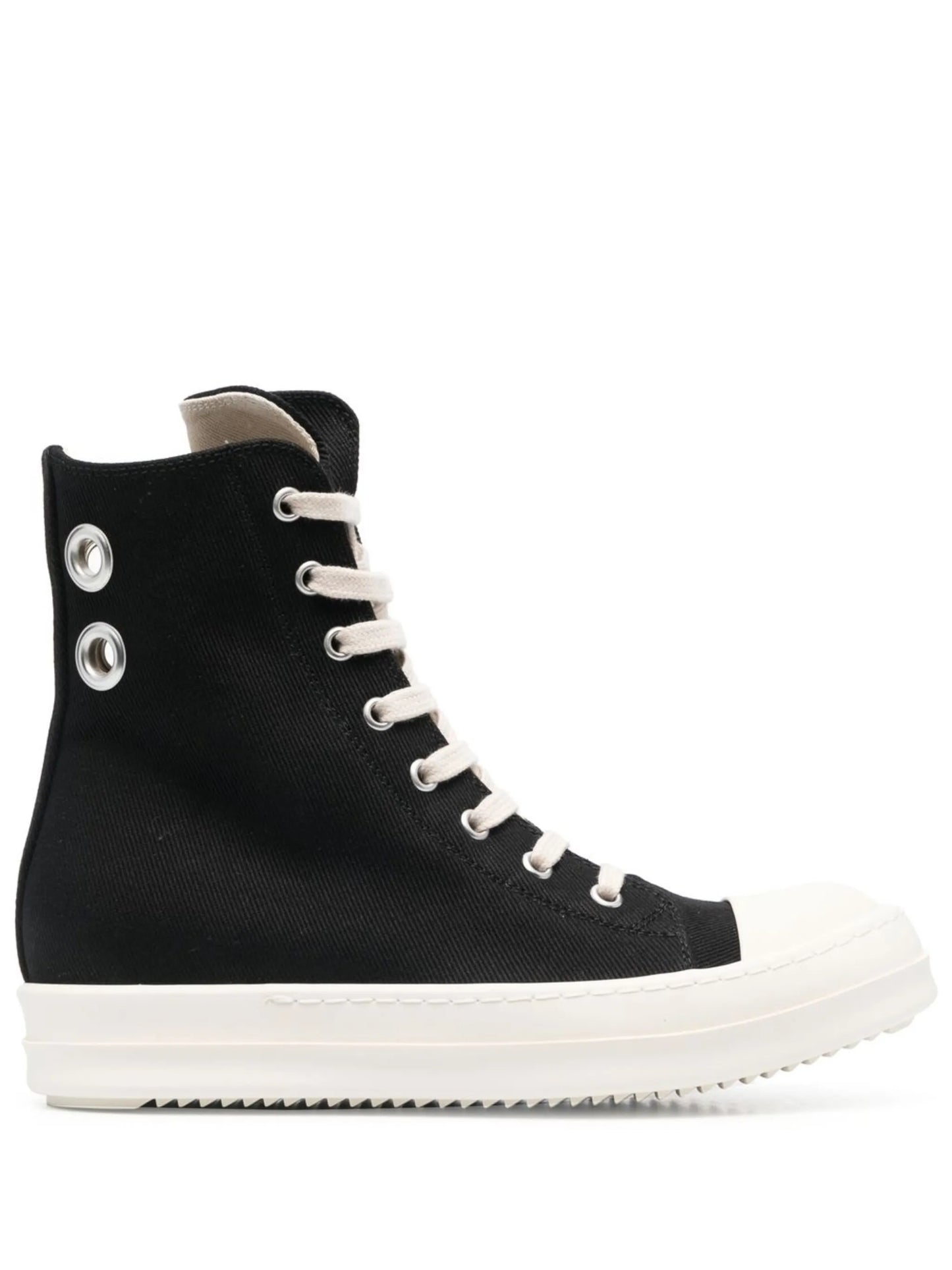 lace-up round-toe sneakers