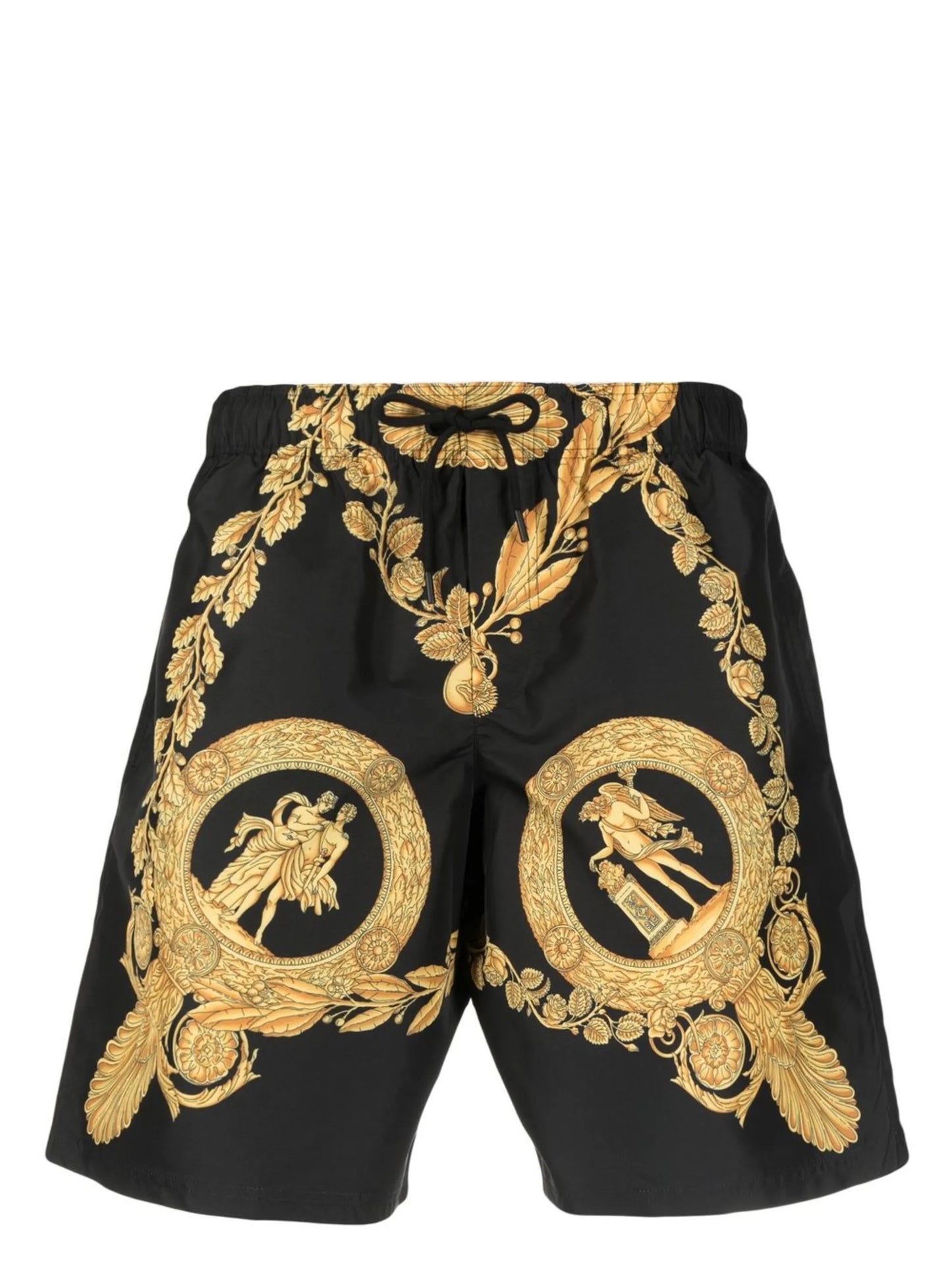baroque print shorts