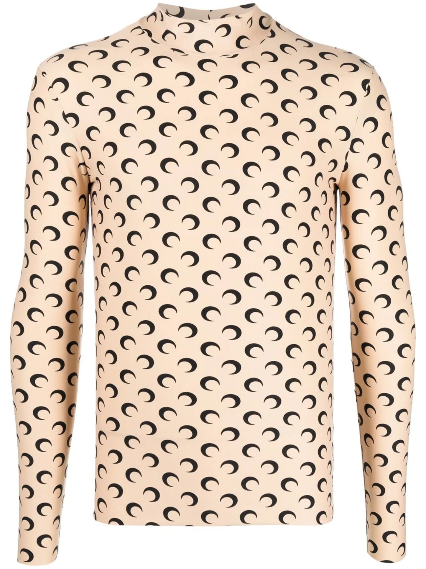 Crescent Moon-print top