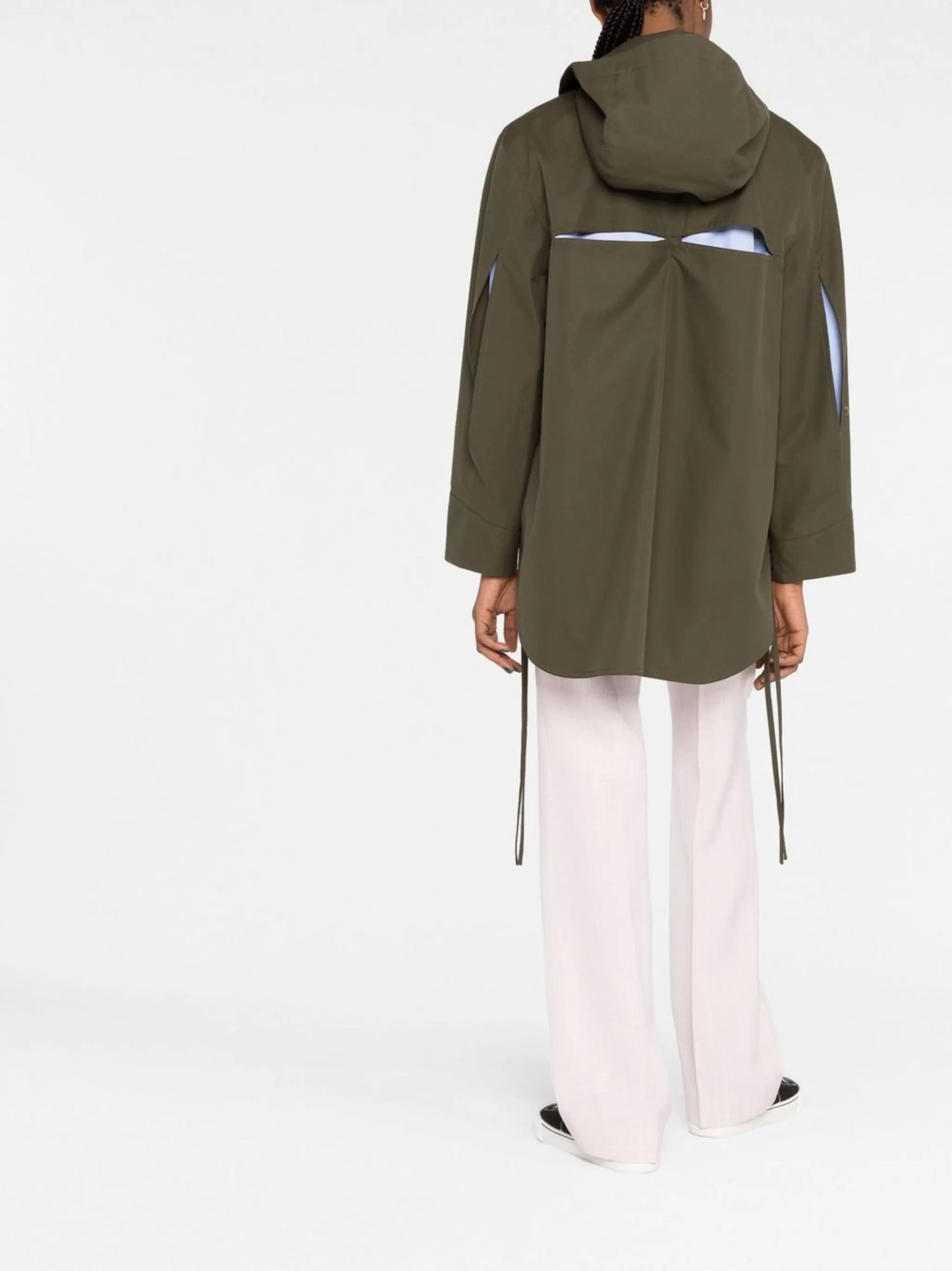 hooded parka coat