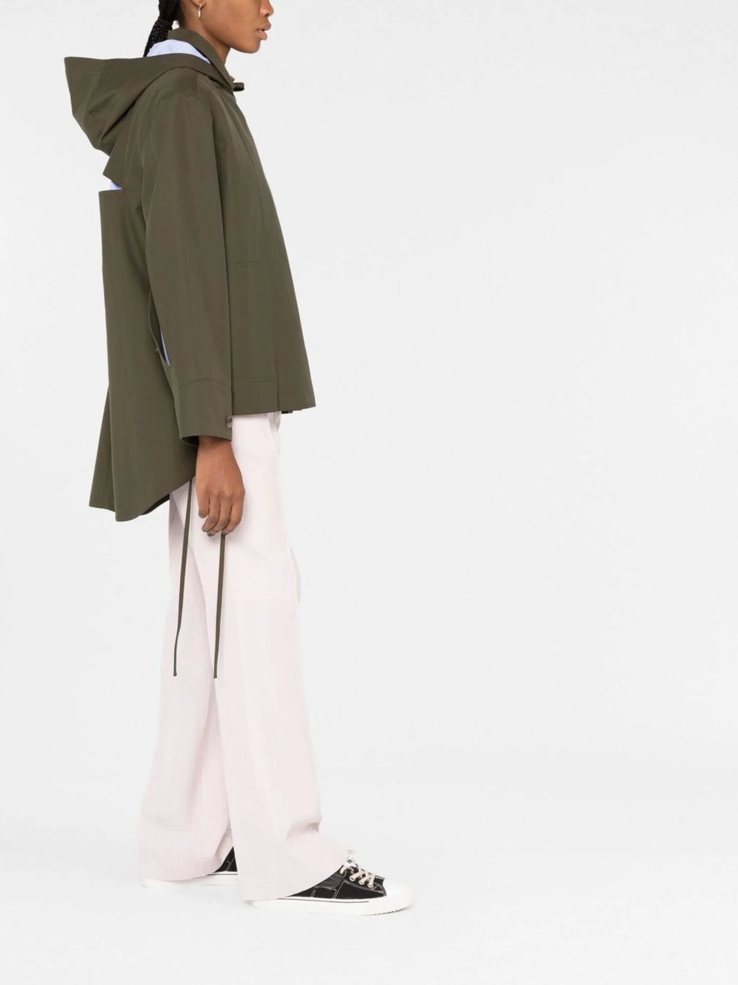 hooded parka coat