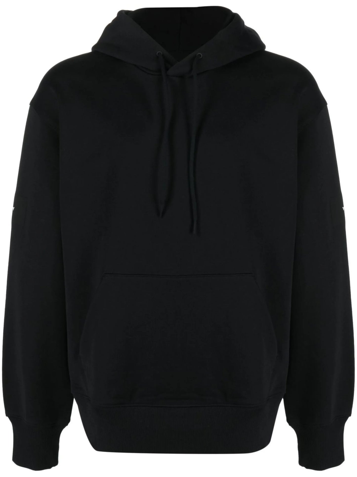 drop-shoulder drawstring hoodie