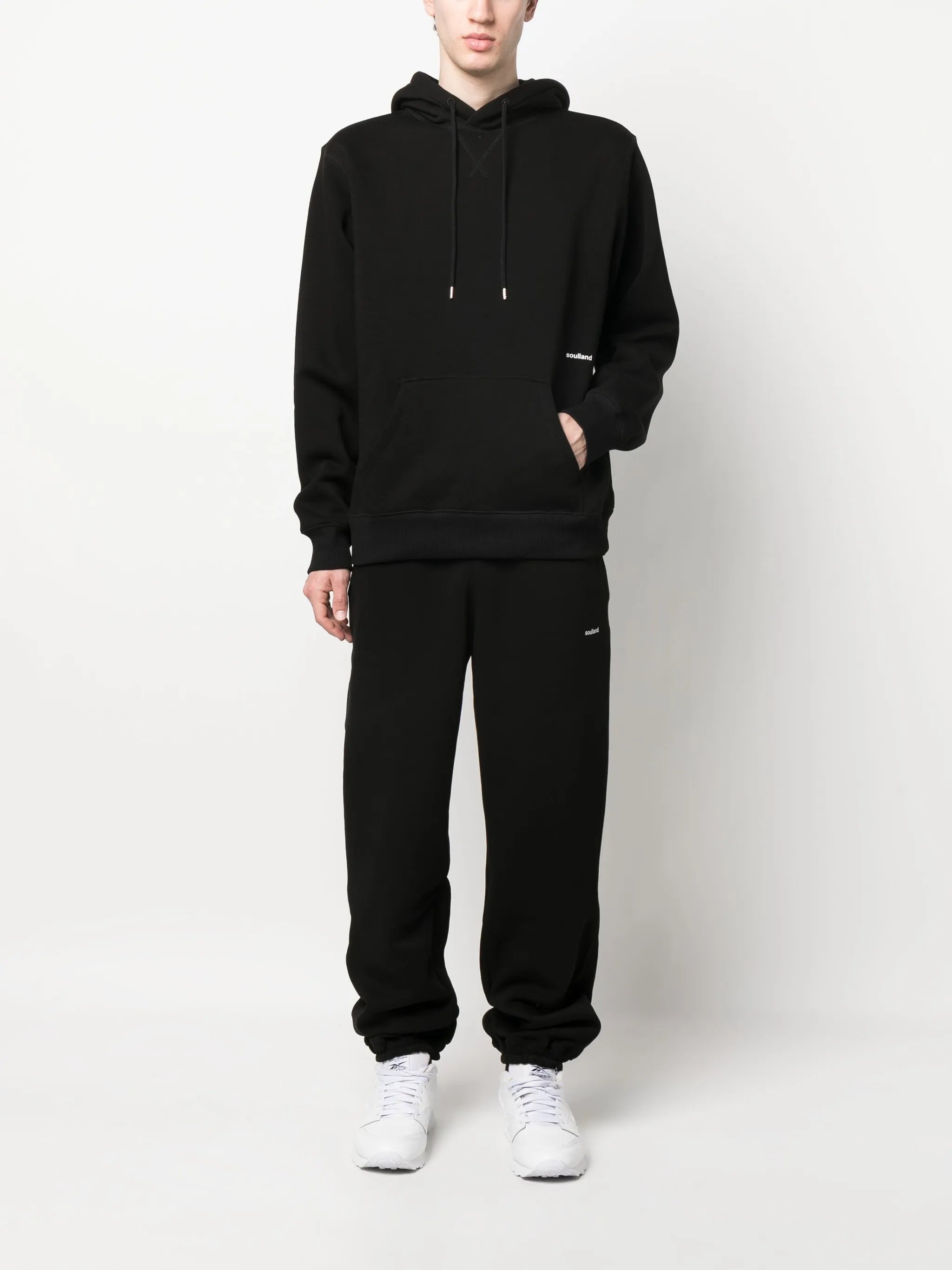 logo-print hoodie