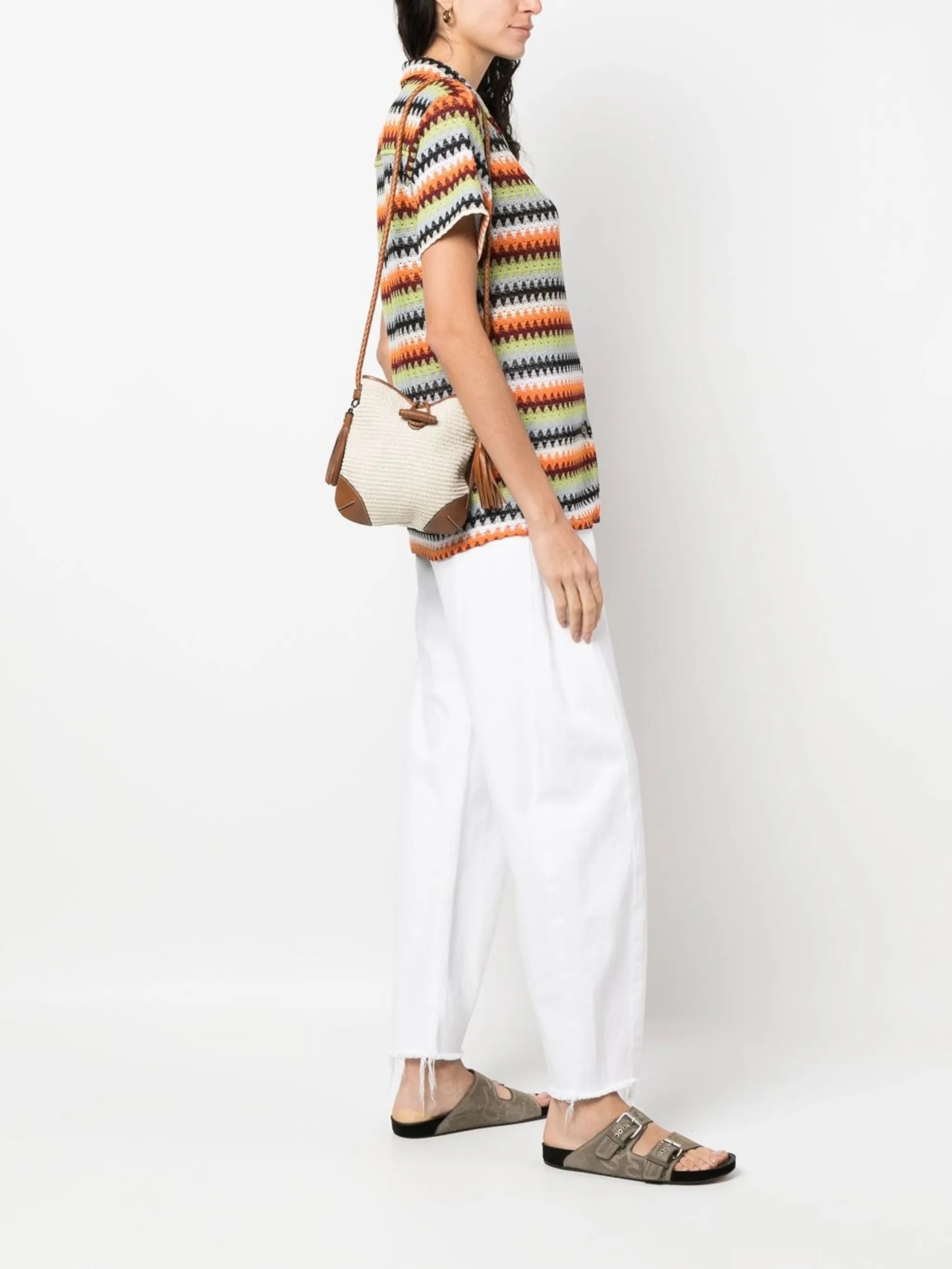 tassel-detail shoulder bag