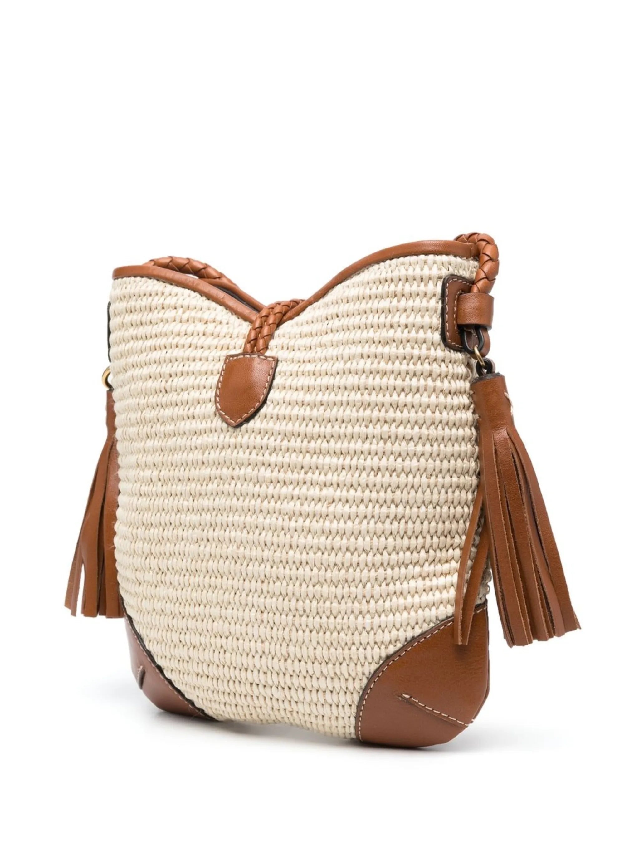 tassel-detail shoulder bag