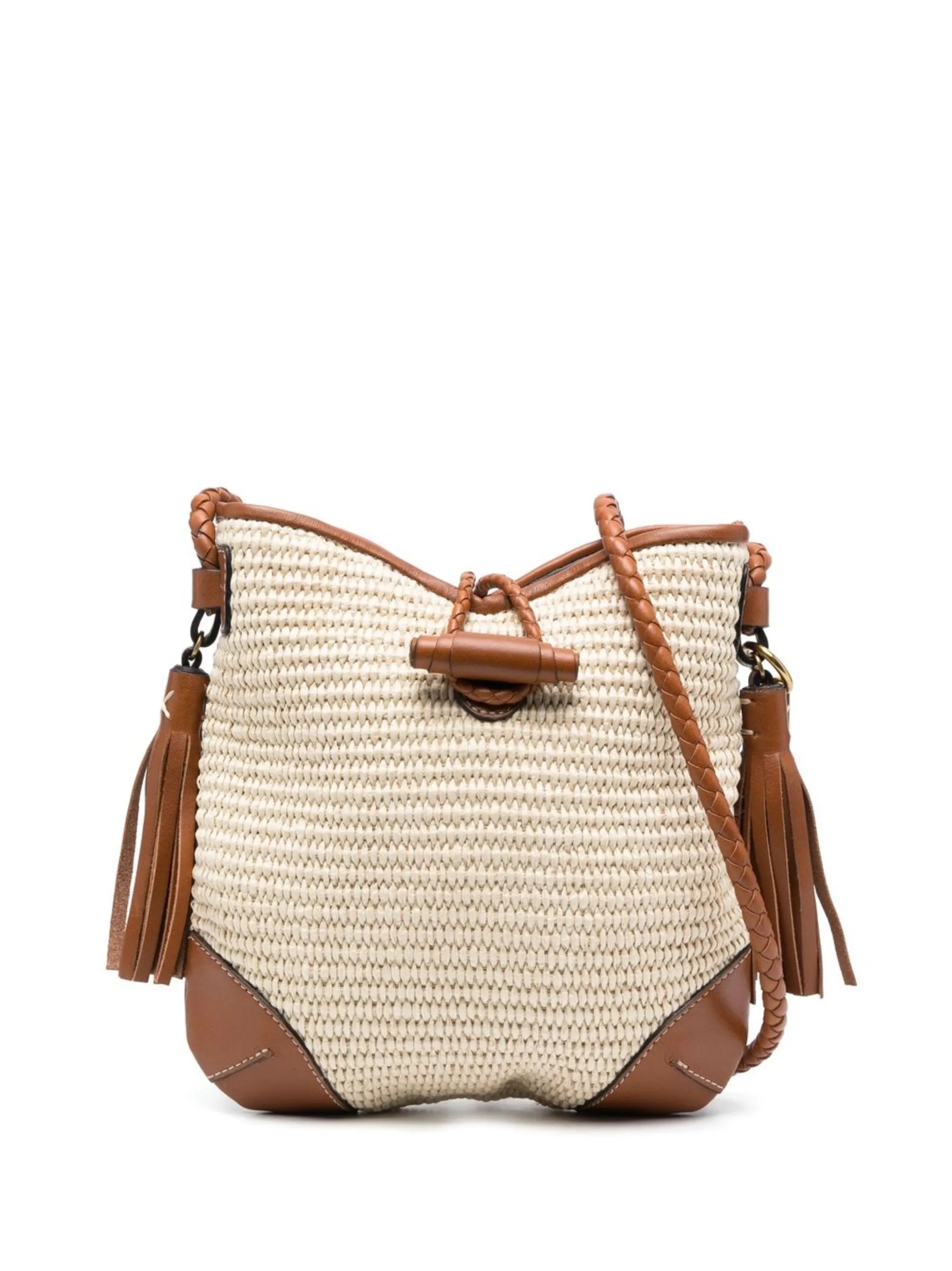 tassel-detail shoulder bag