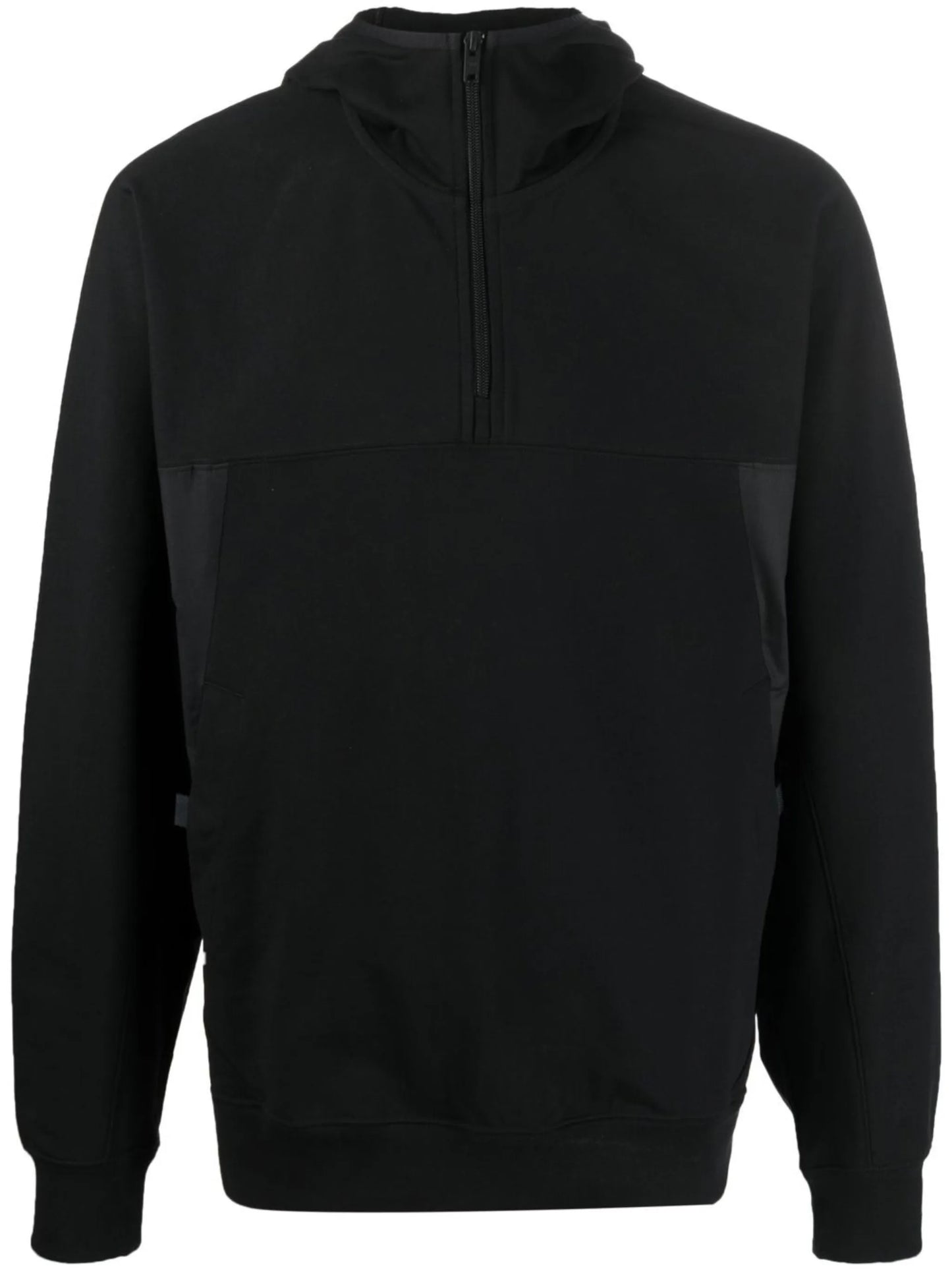 half-zip fastening hoodie