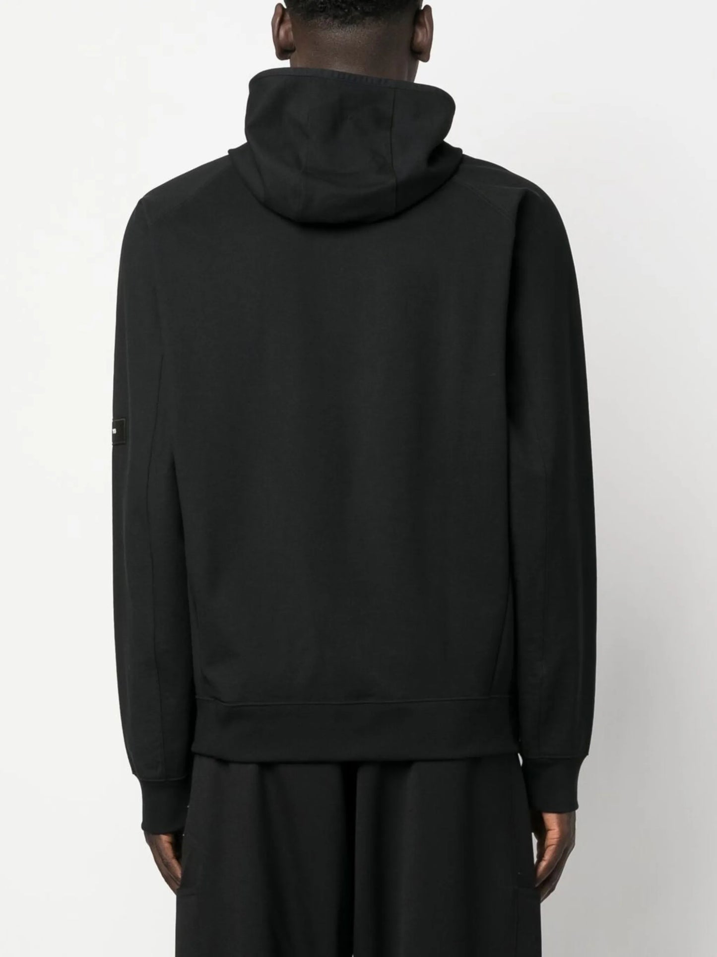 half-zip fastening hoodie