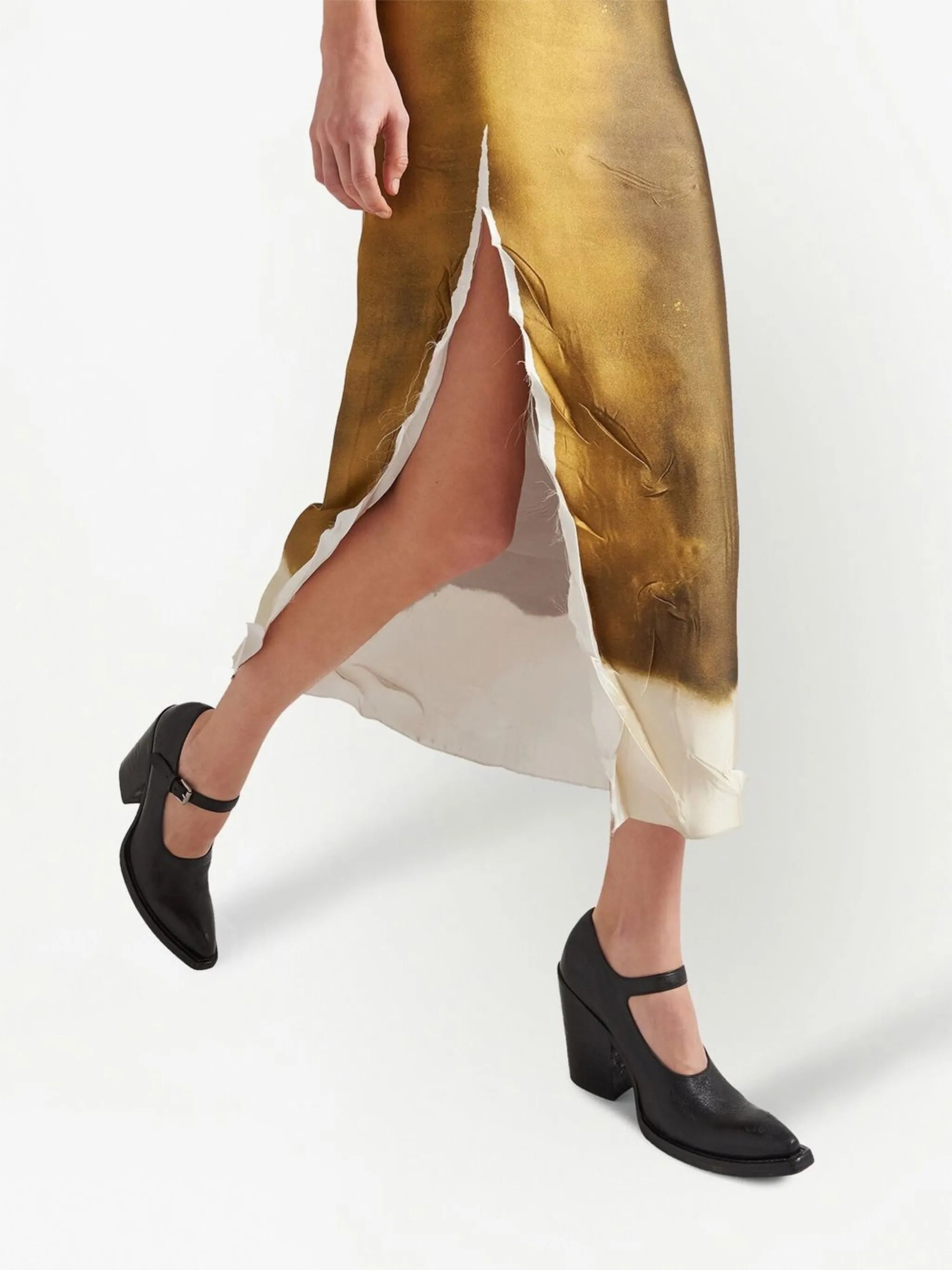 silk shift maxi dress