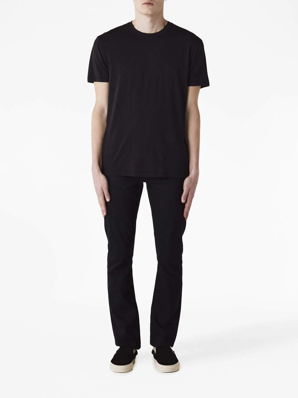 crew-neck short-sleeve T-shirt