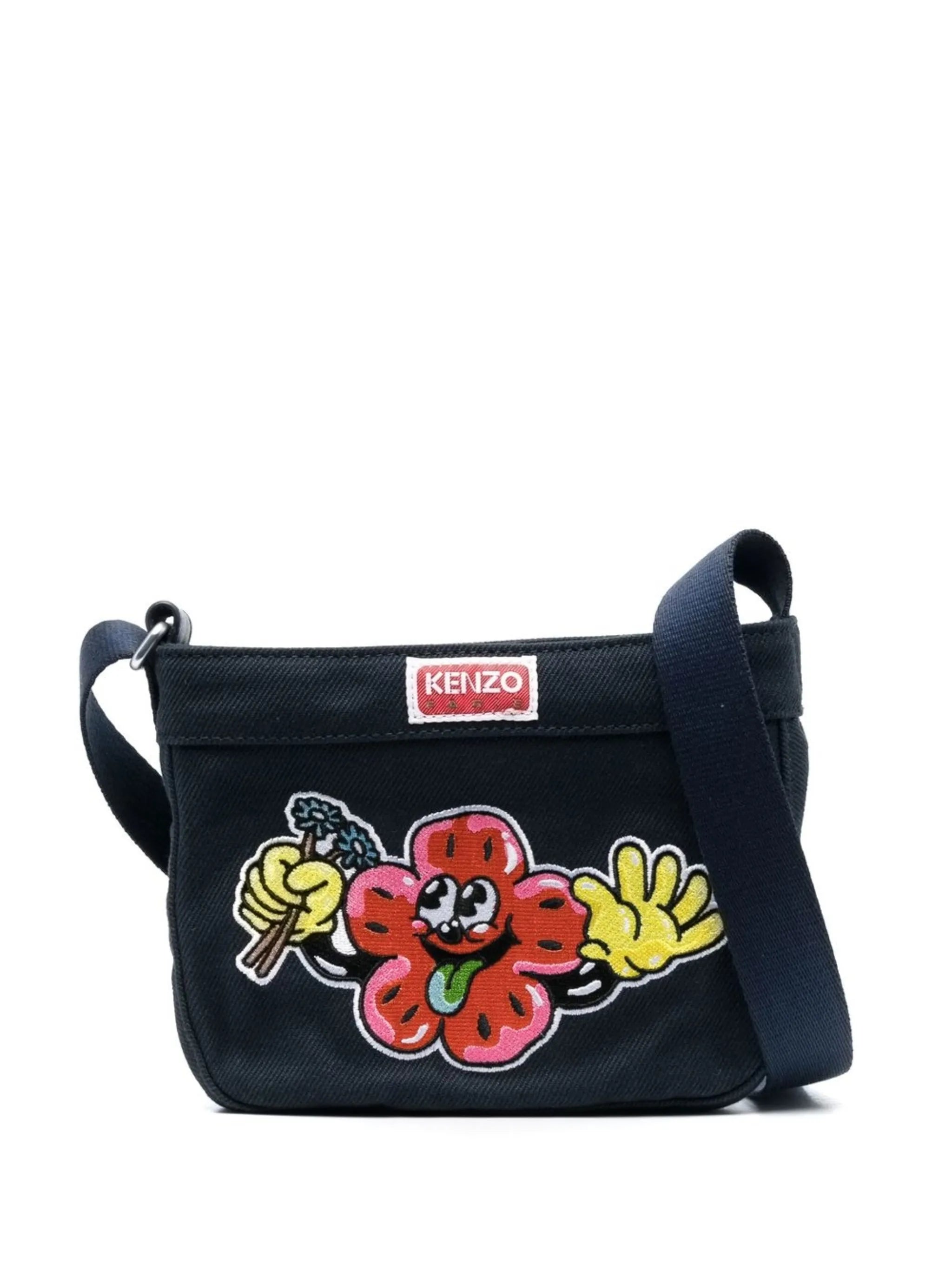Boke flower signature print bag