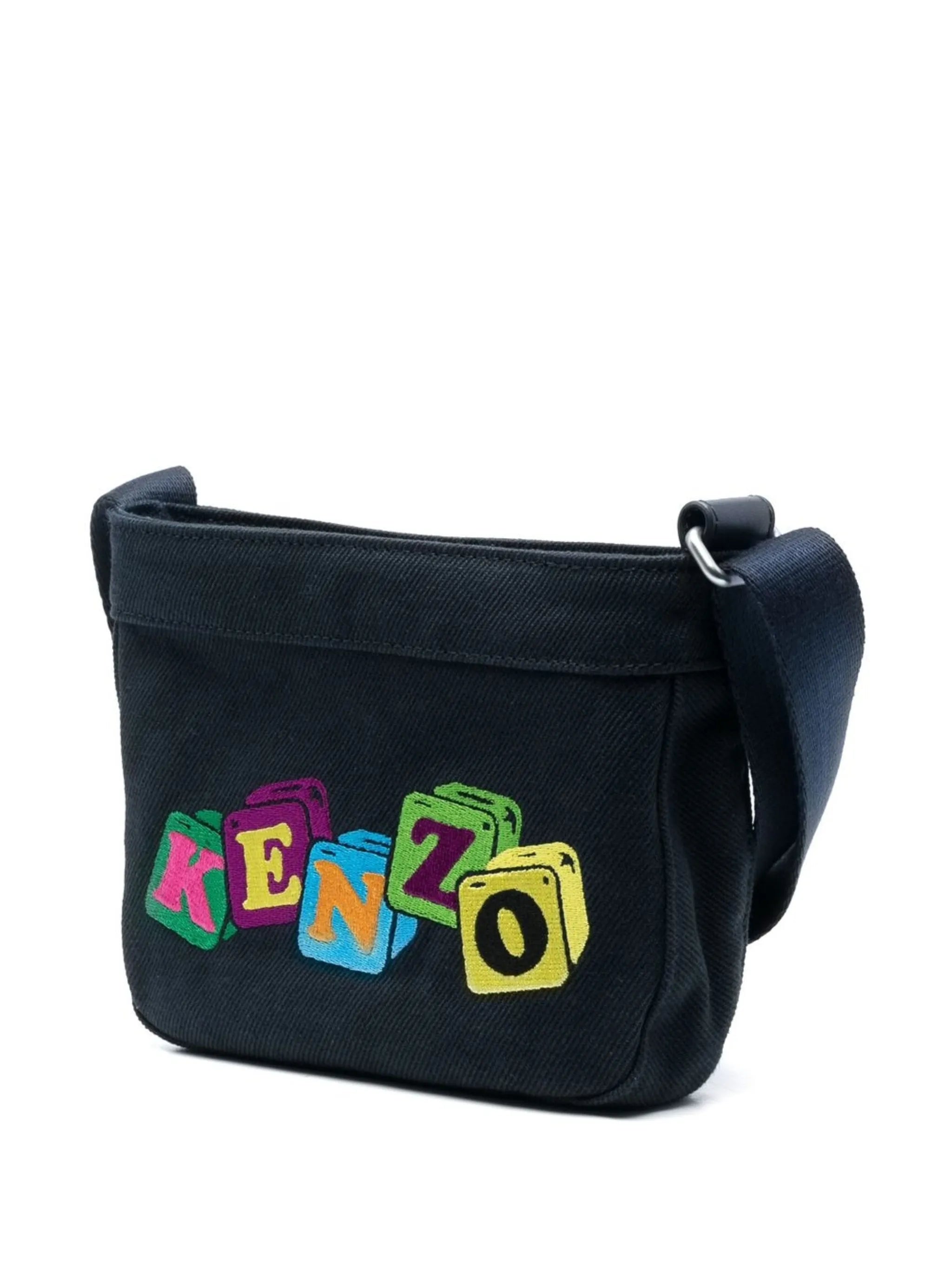 Boke flower signature print bag