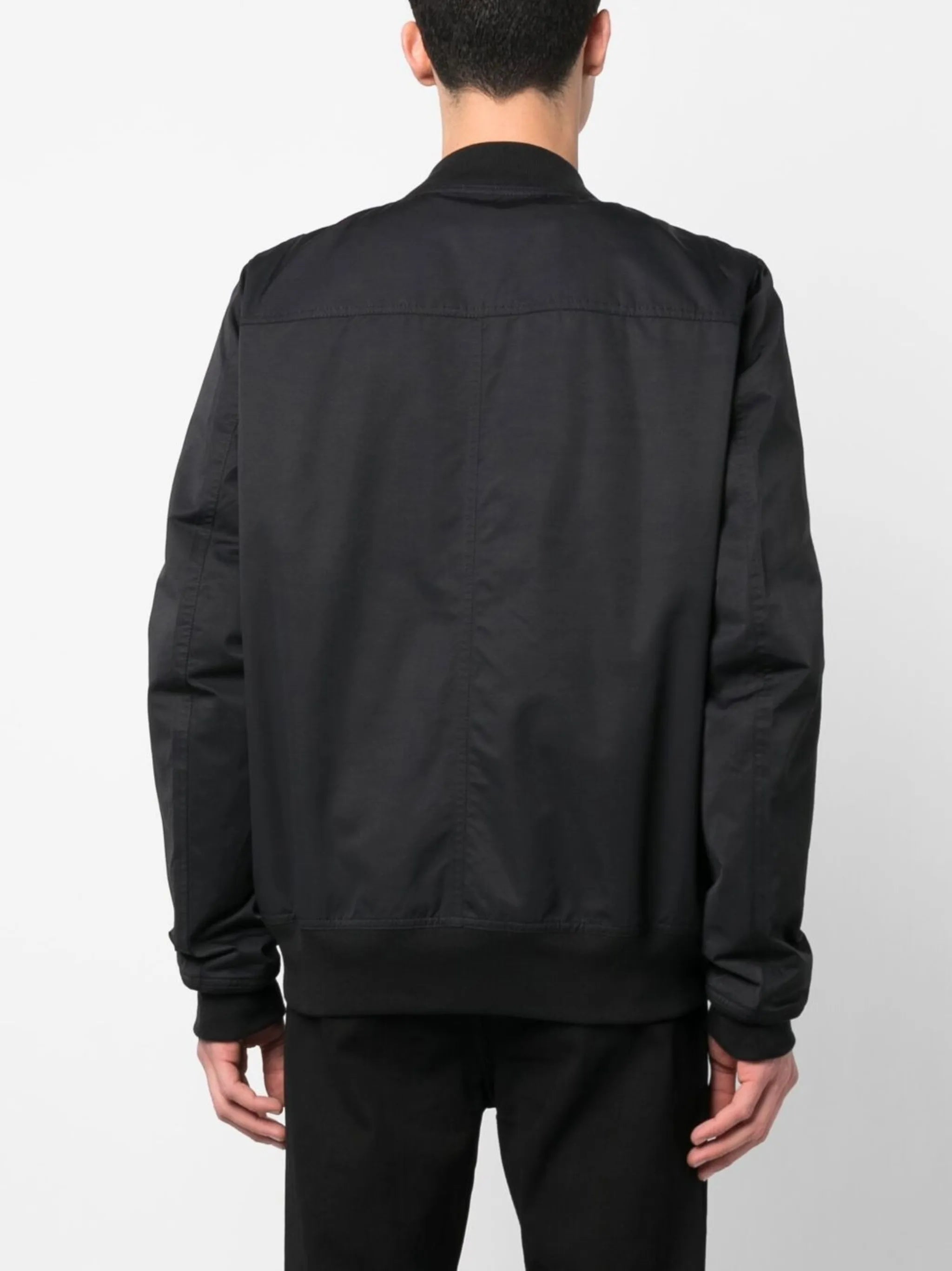 flap pocket bomber jacket