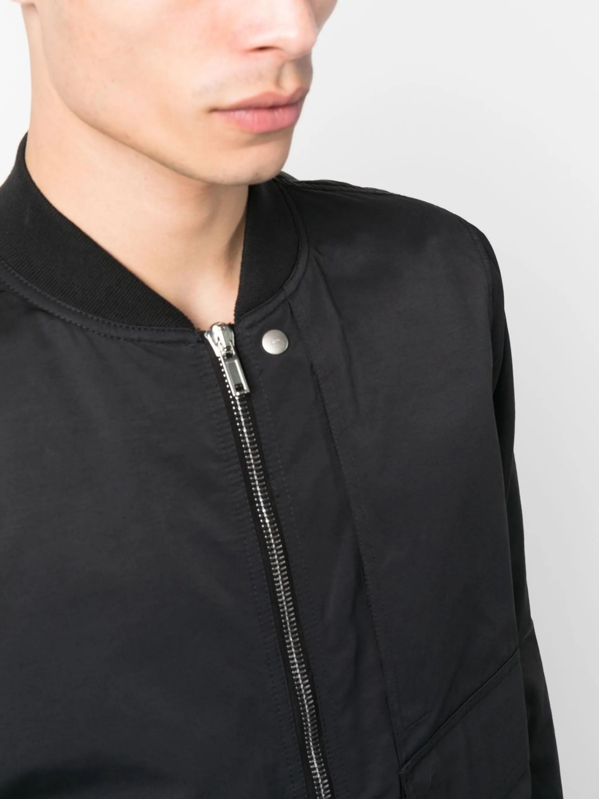 flap pocket bomber jacket