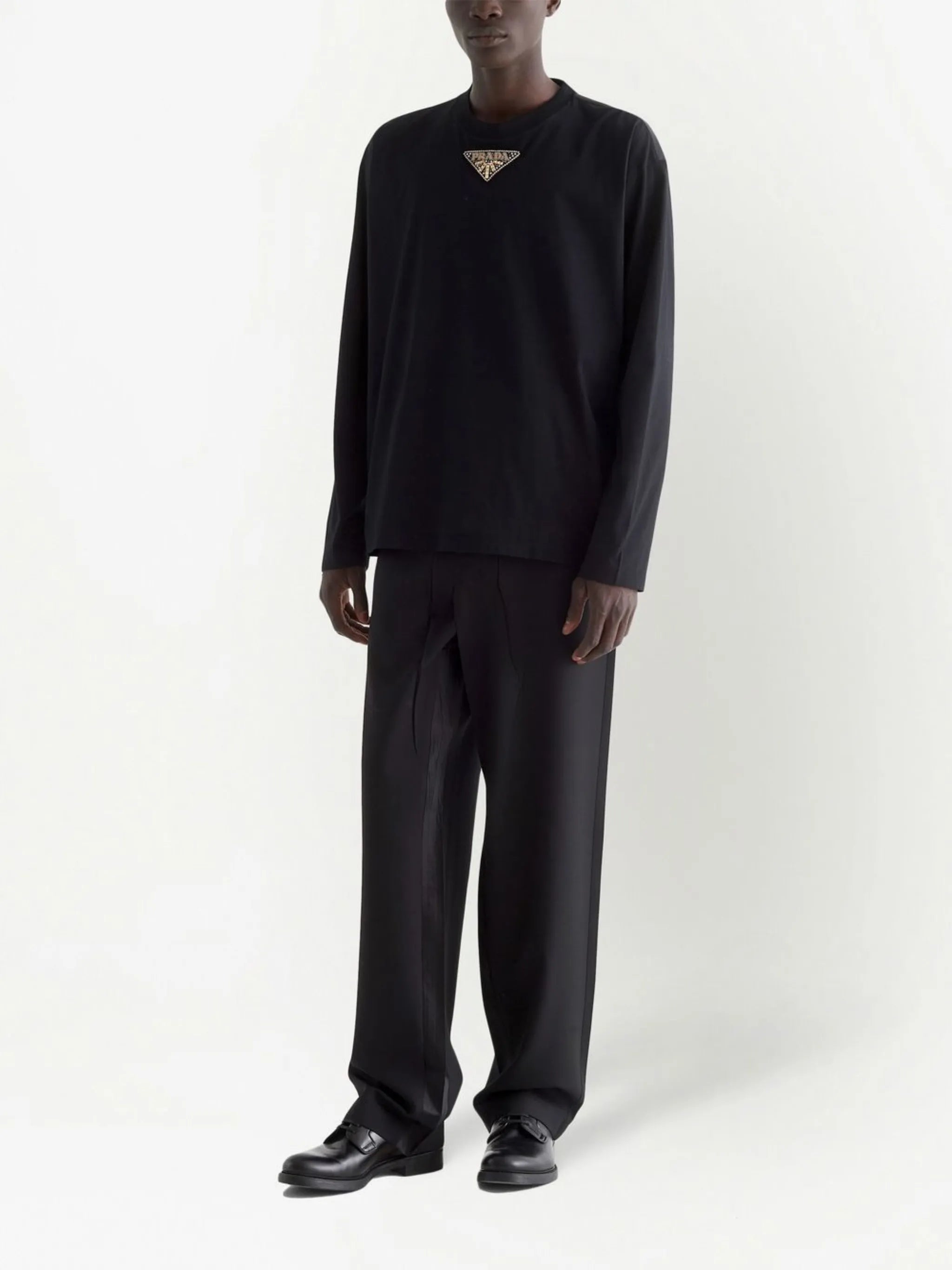 Re-Nylon panelled T-shirt