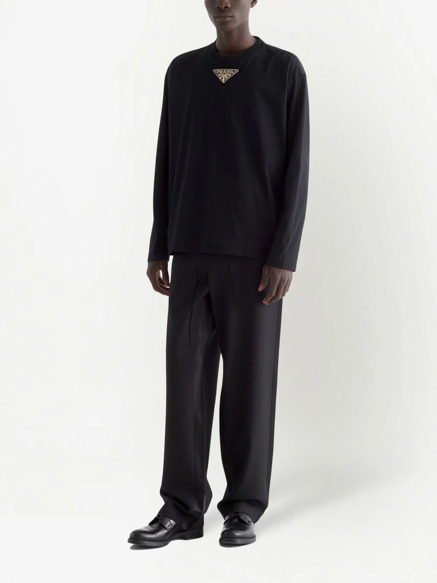 Re-Nylon panelled T-shirt