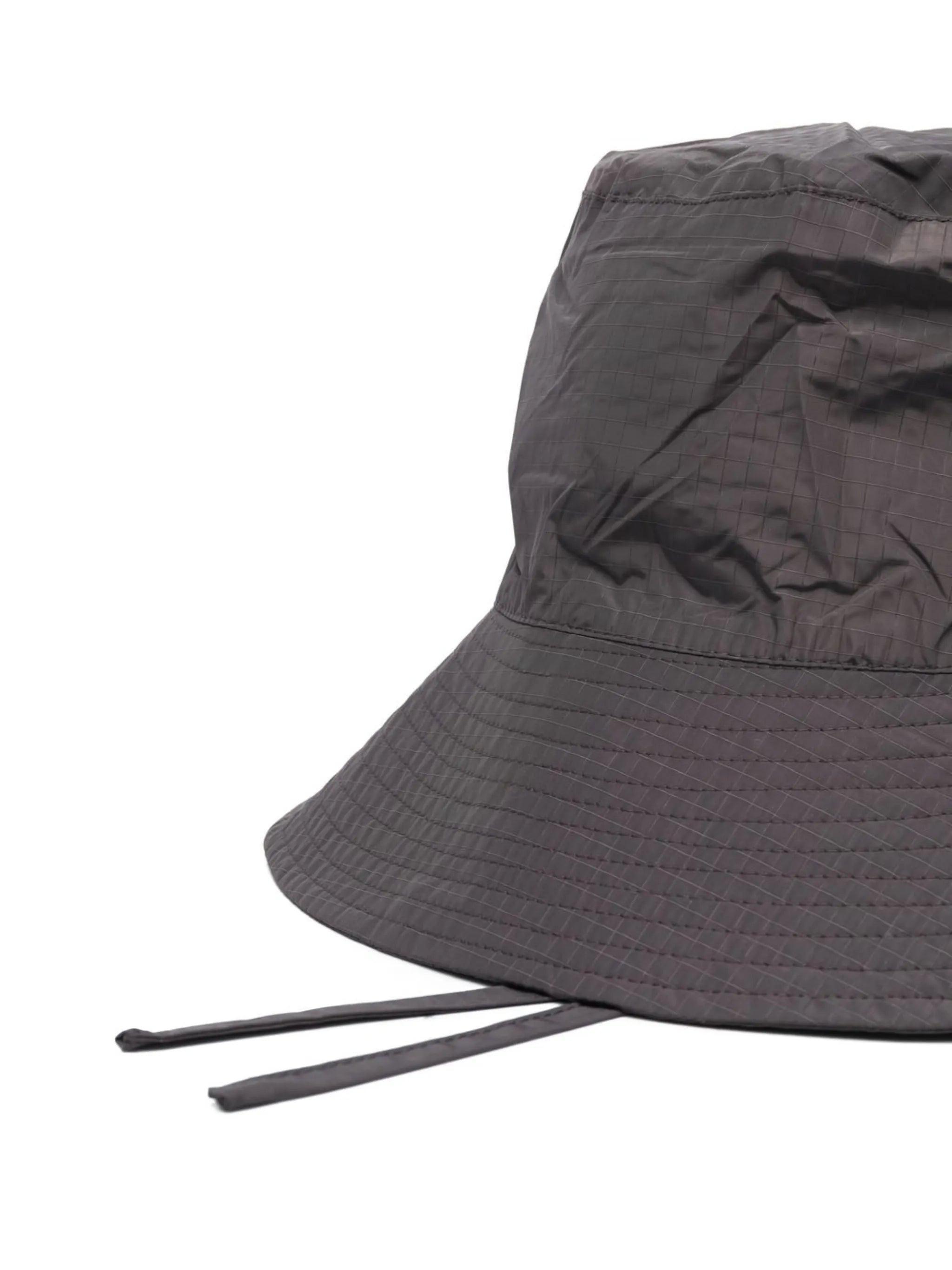 logo-print bucket hat