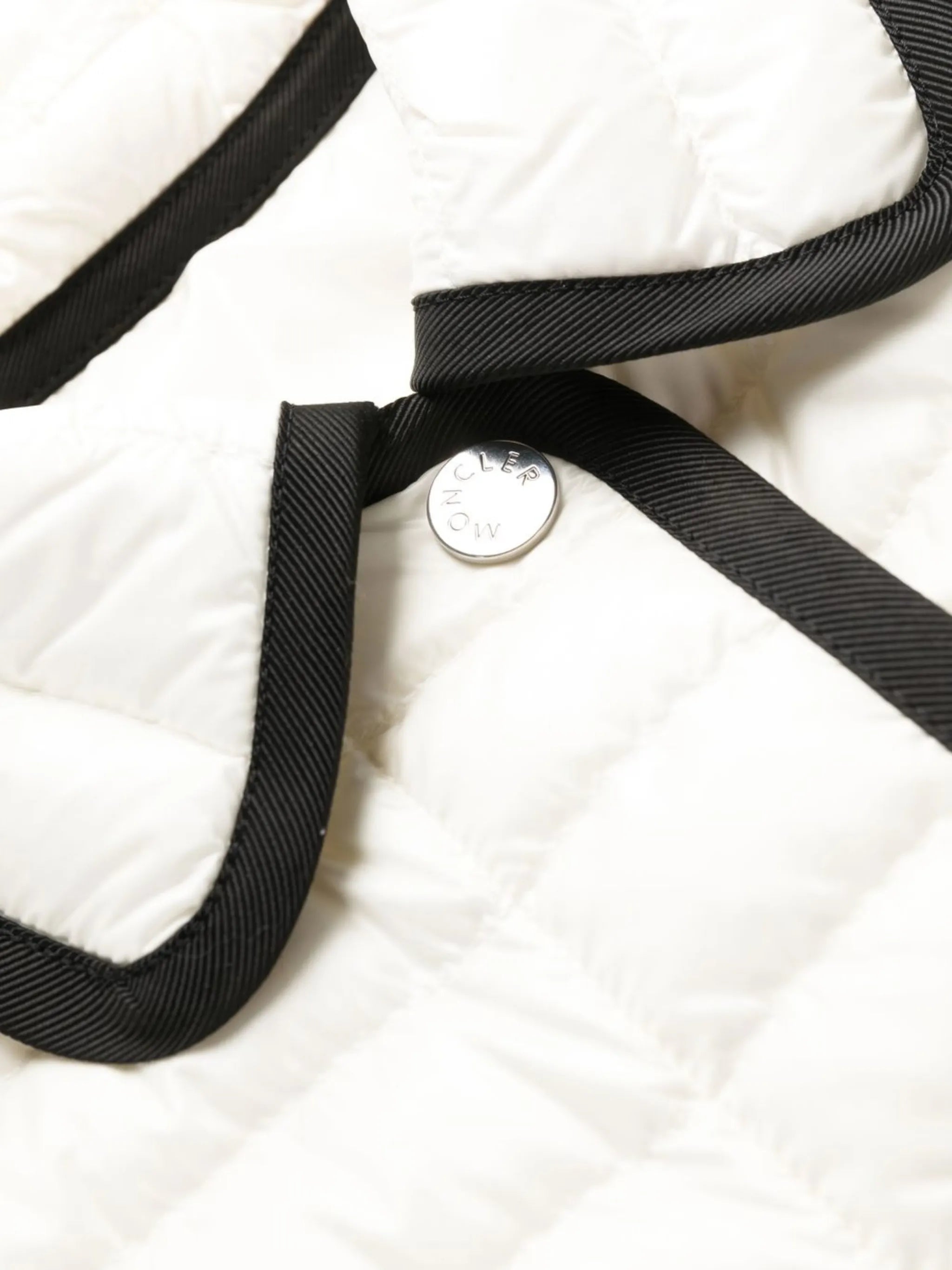 Nettes two-tone quilted coat