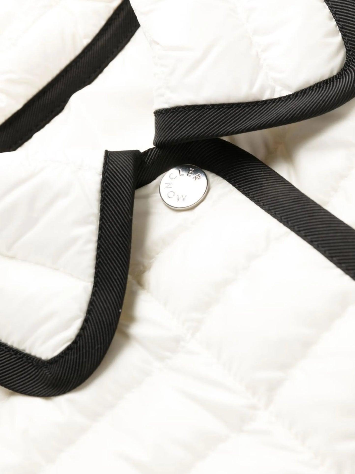 Nettes two-tone quilted coat