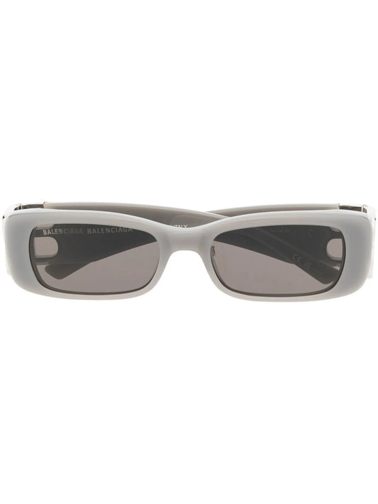 logo-plaque rectangle-frame sunglasses