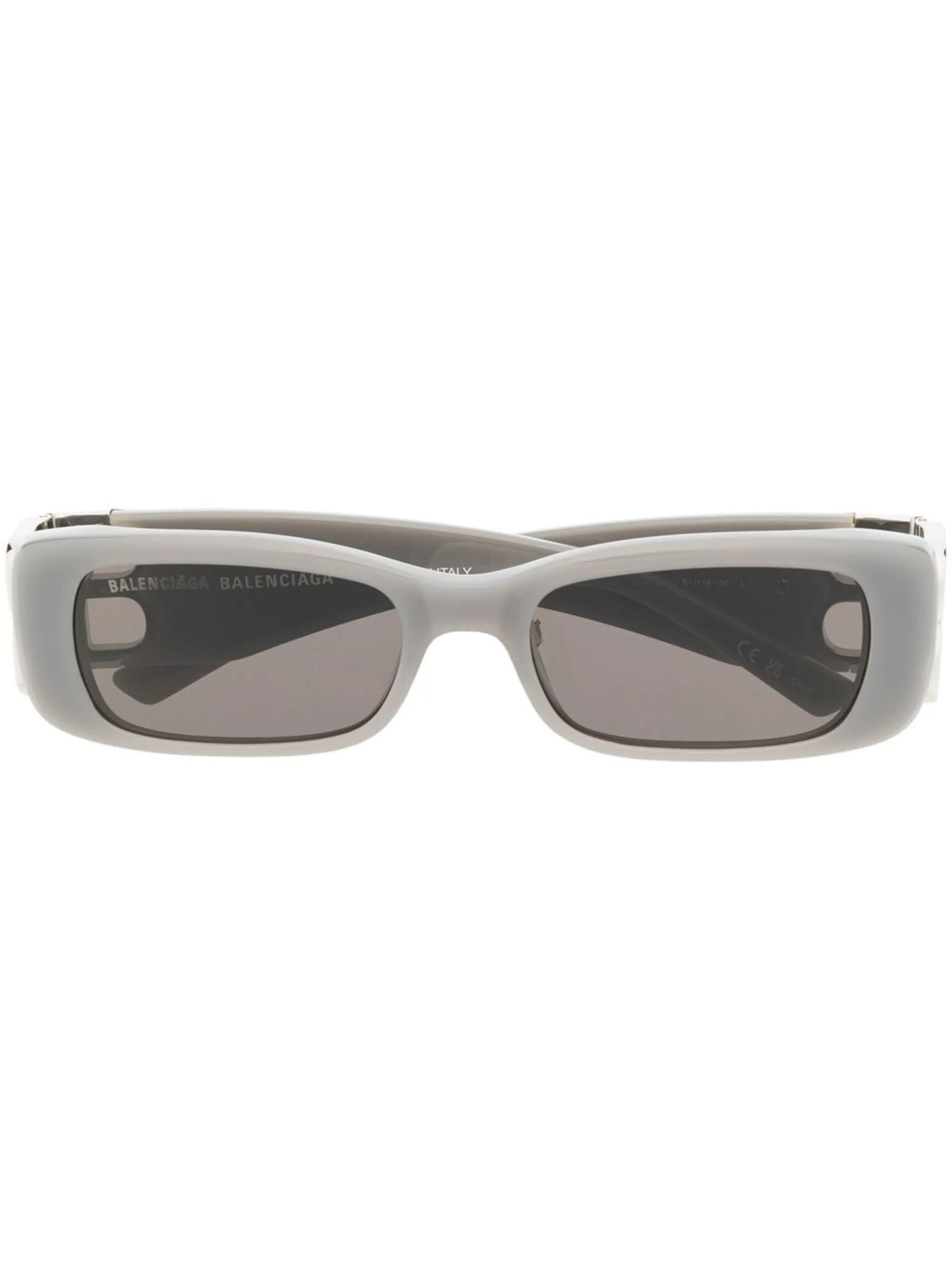 logo-plaque rectangle-frame sunglasses