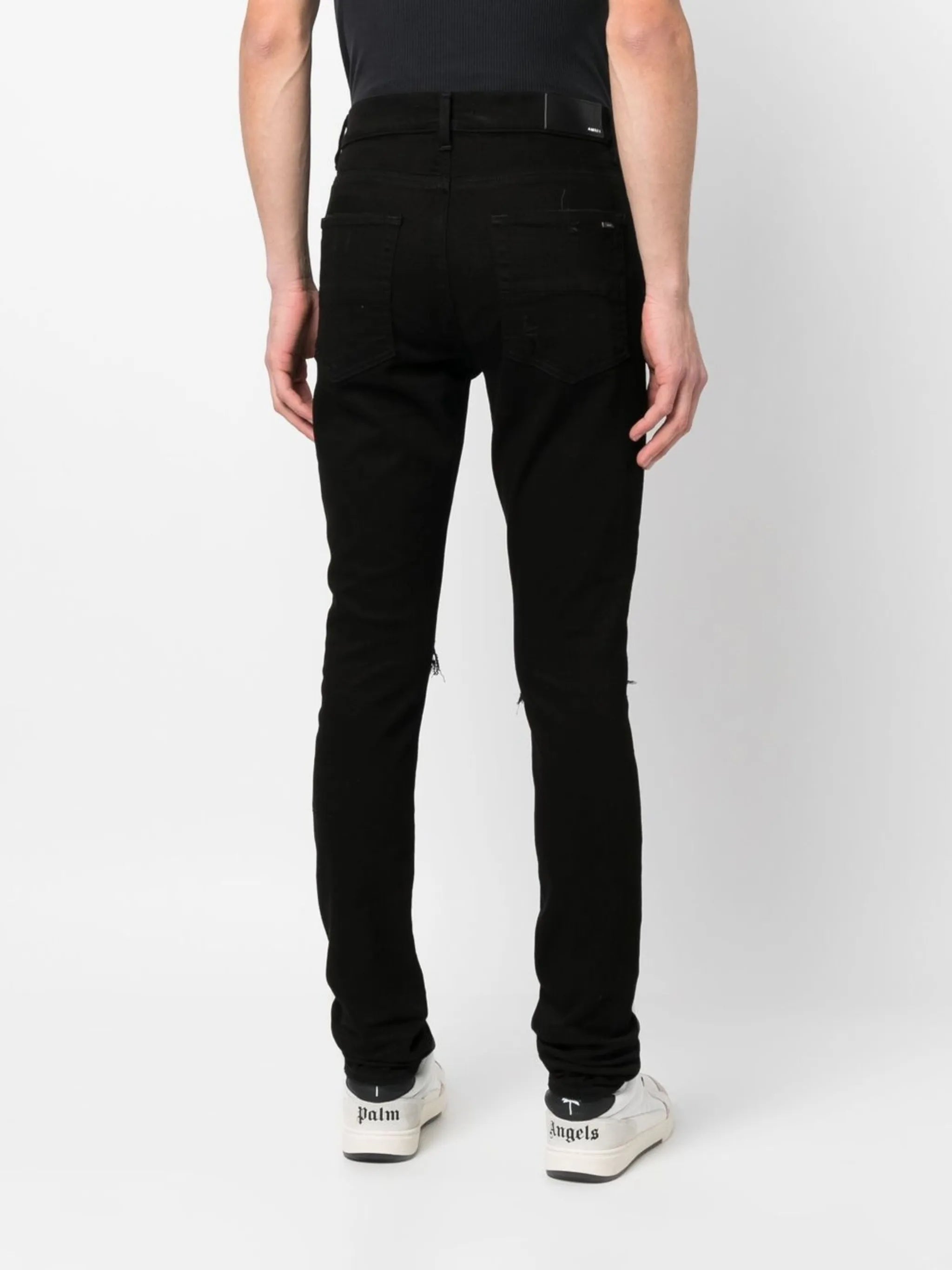 MX1 Ultra Suede distressed jeans