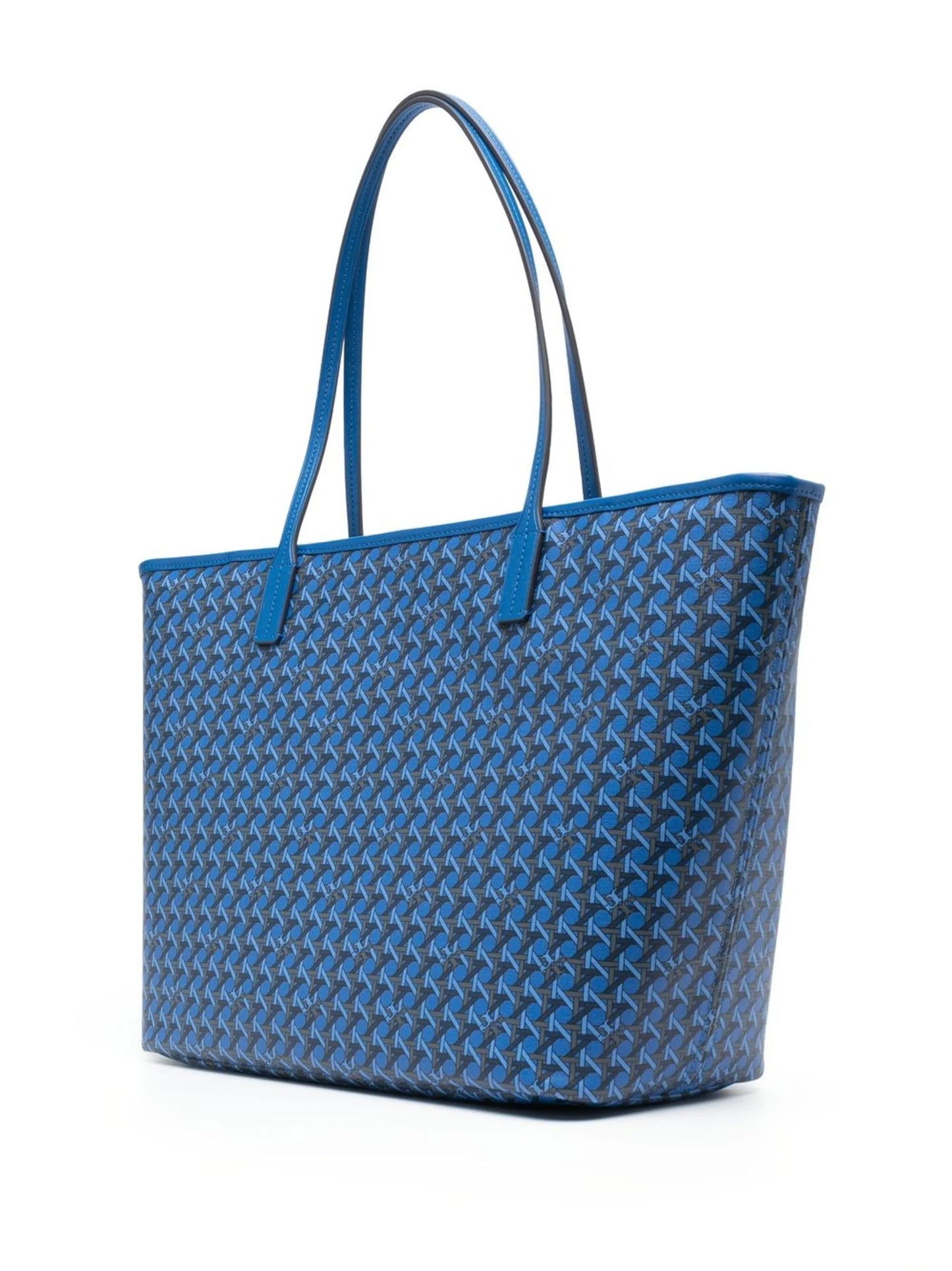 Basketweave-pattern tote bag