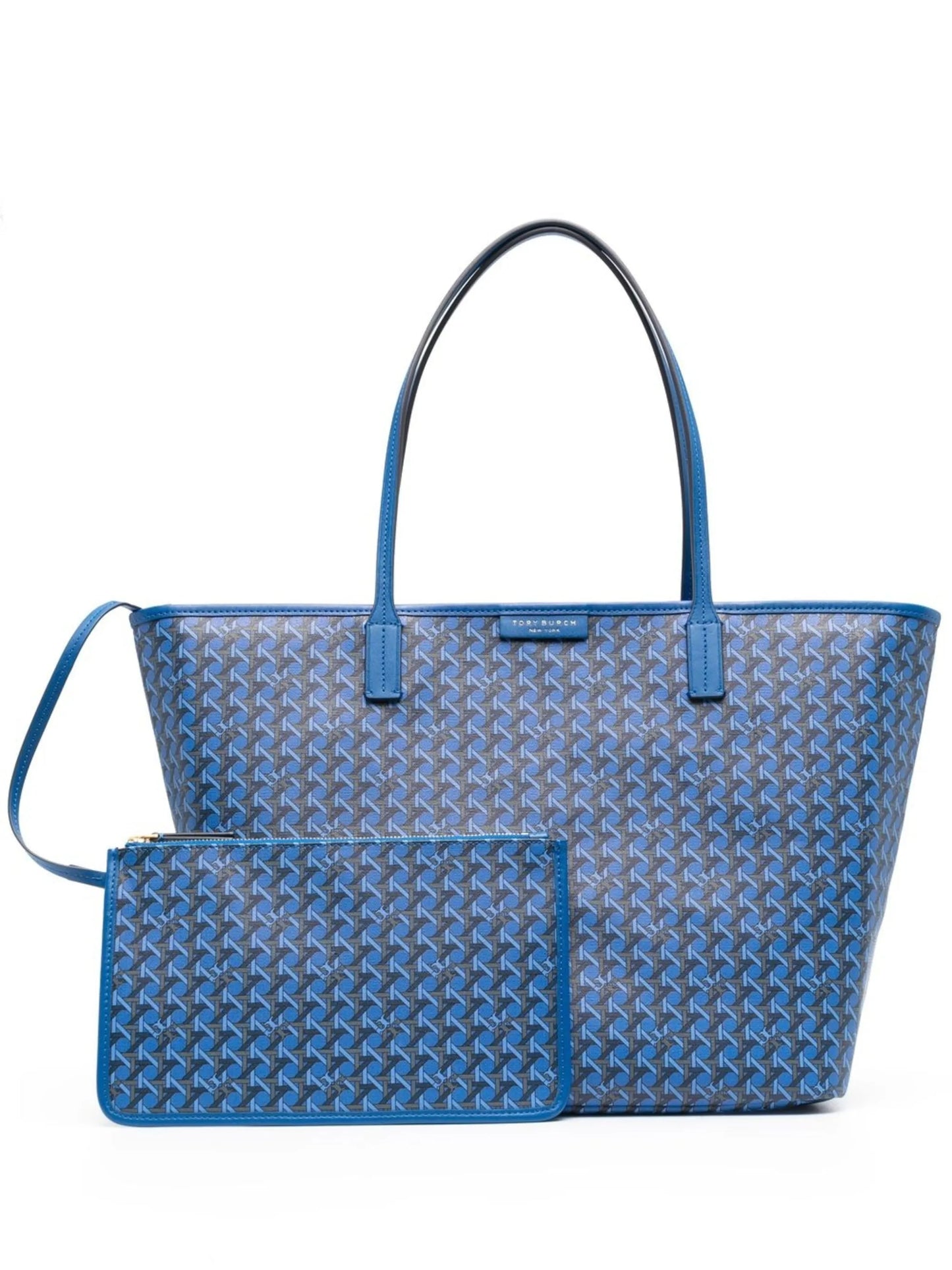Basketweave-pattern tote bag