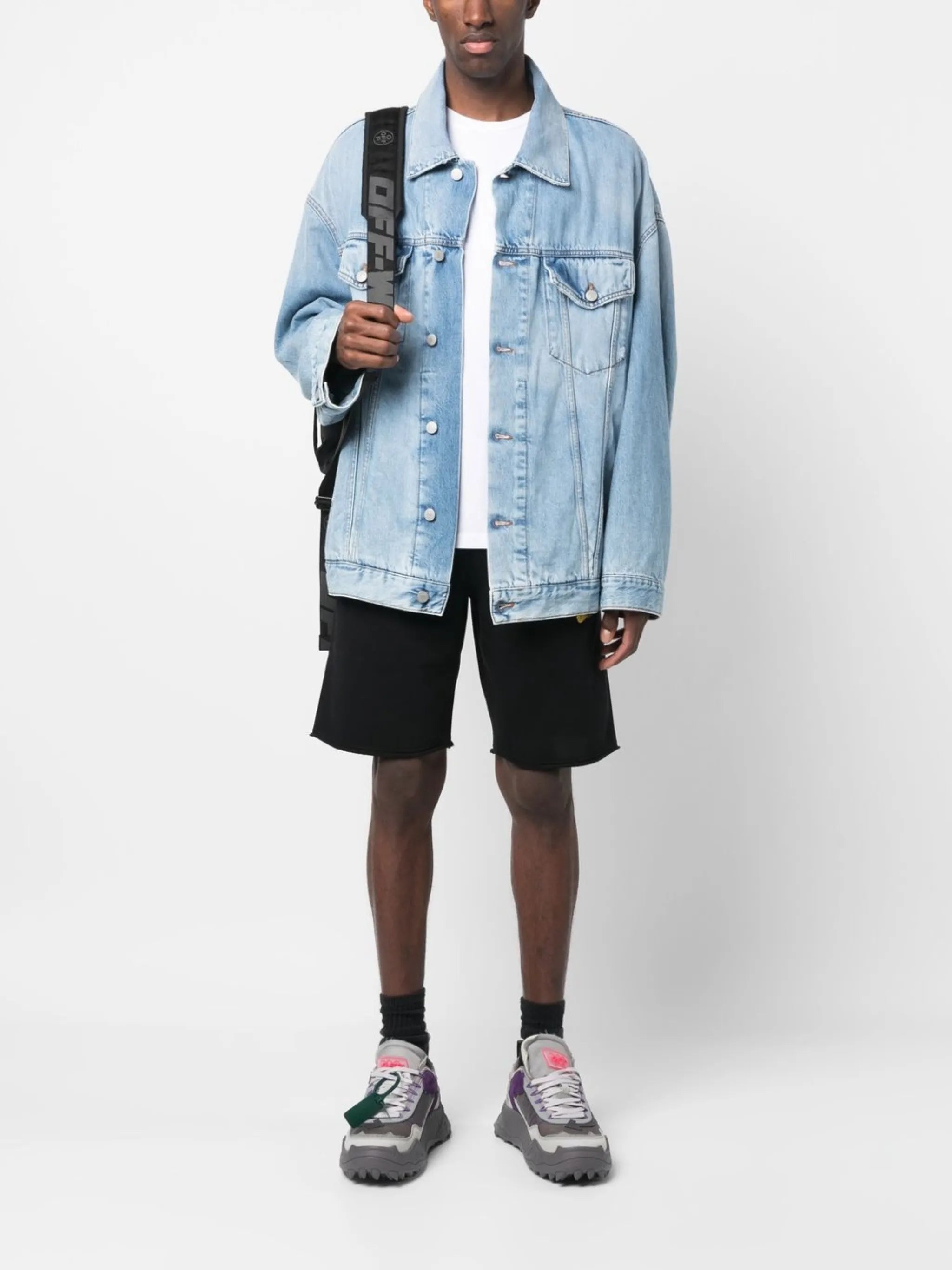 logo-print track pants