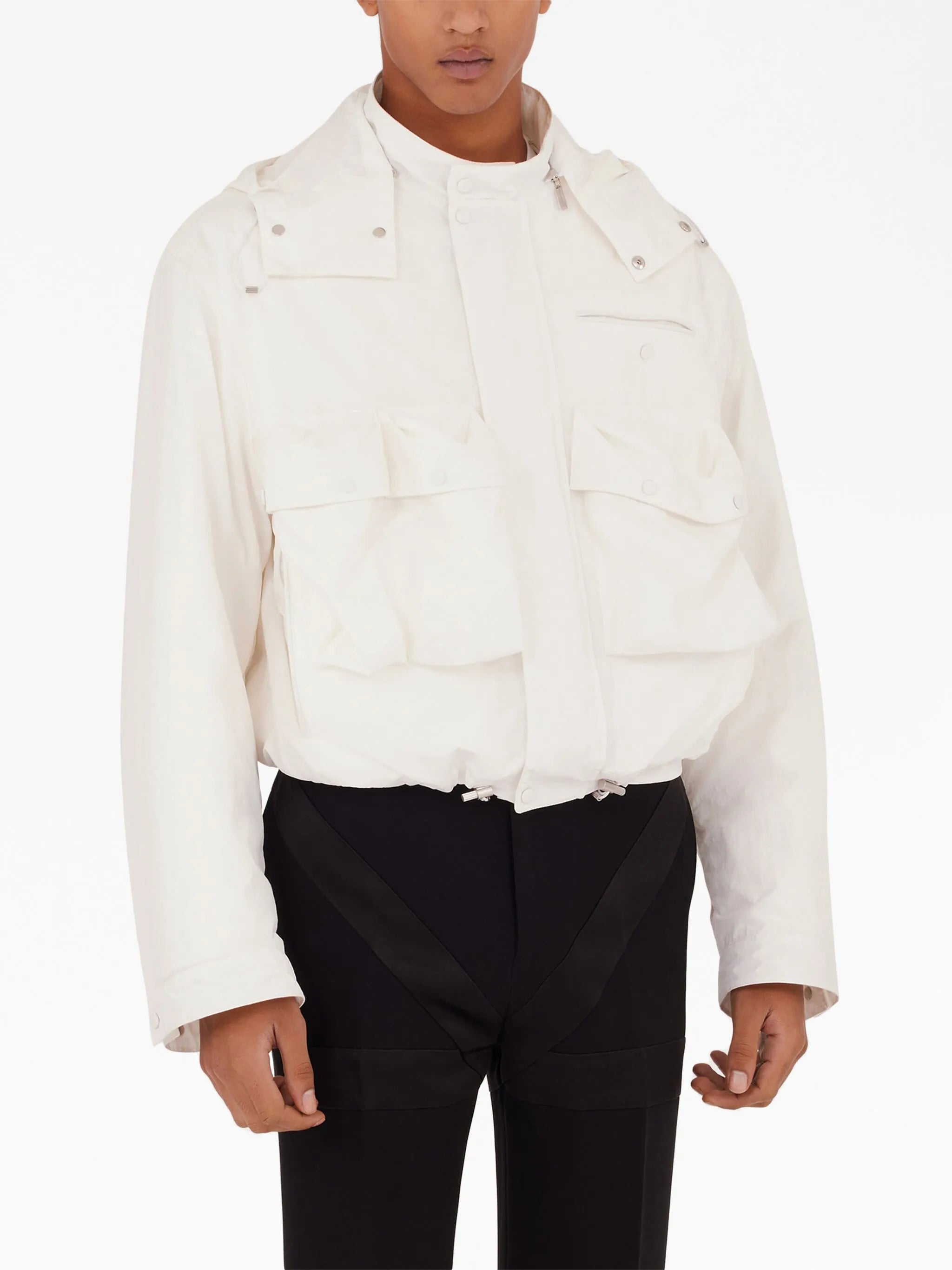detachable-hood jacket