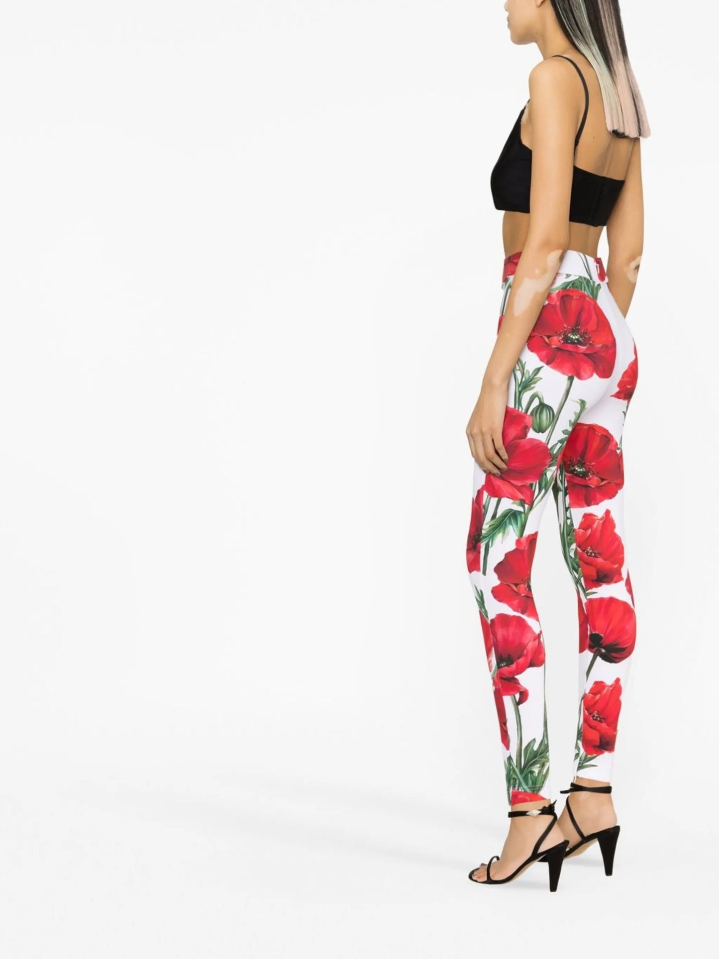 floral-print leggings