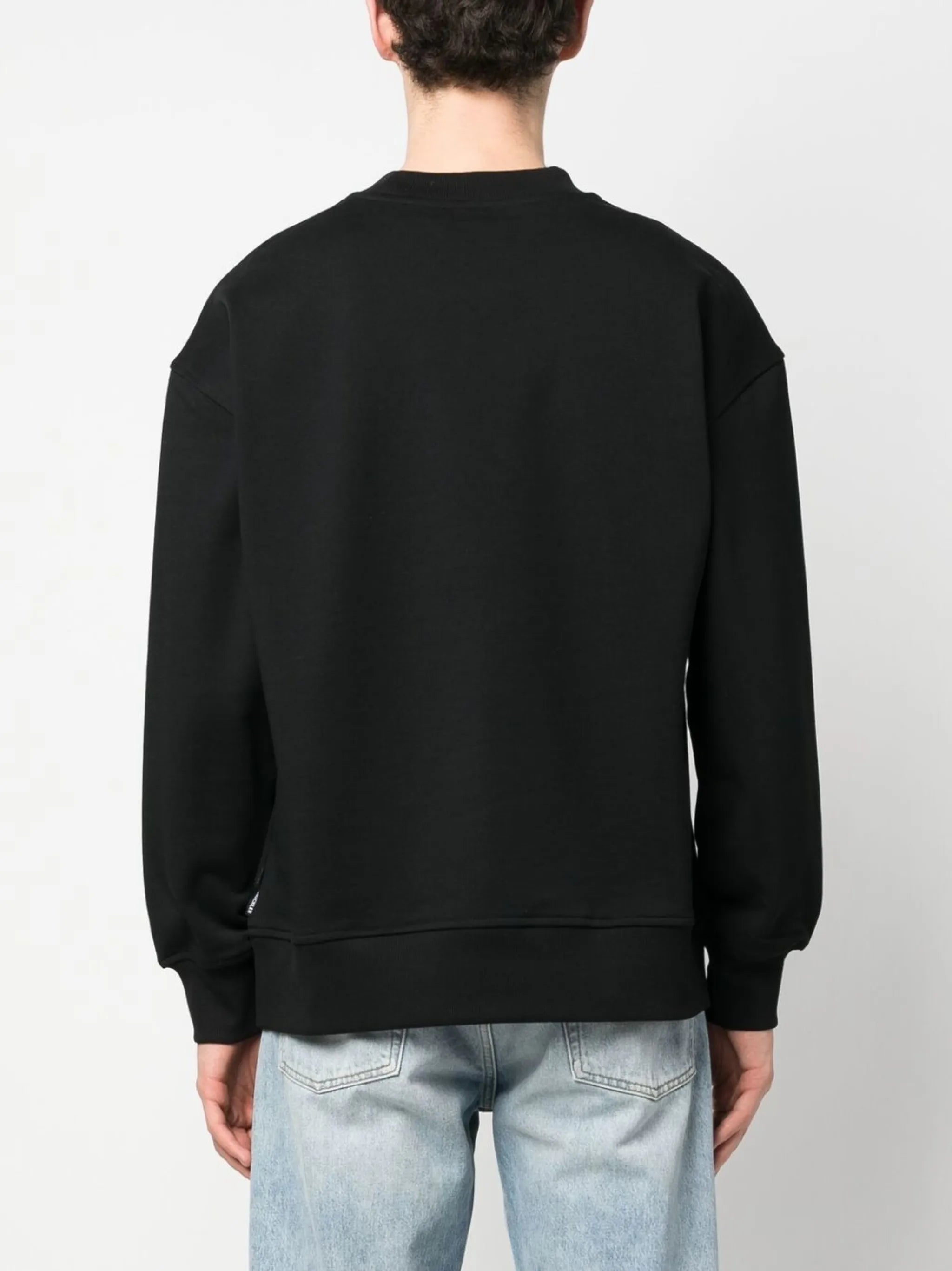 chest logo-patch detail sweatshirt